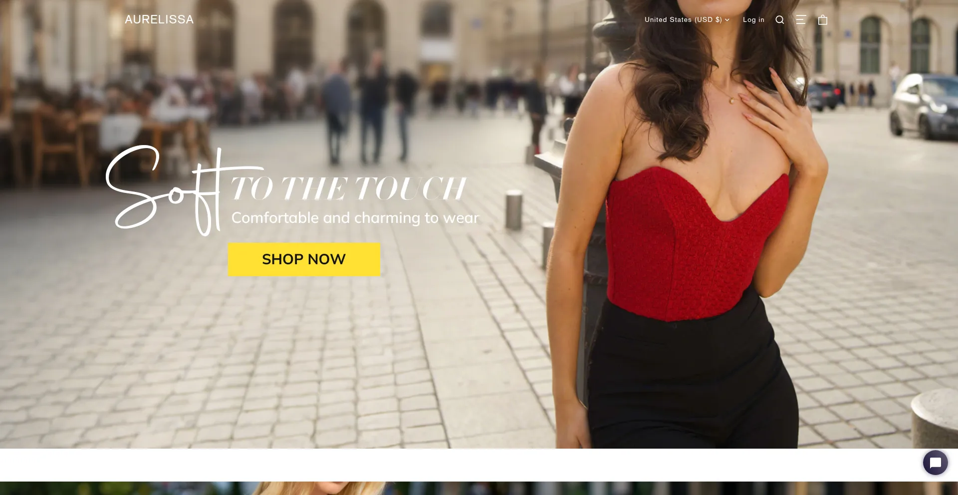 Website screenshot of Aurelissa.com