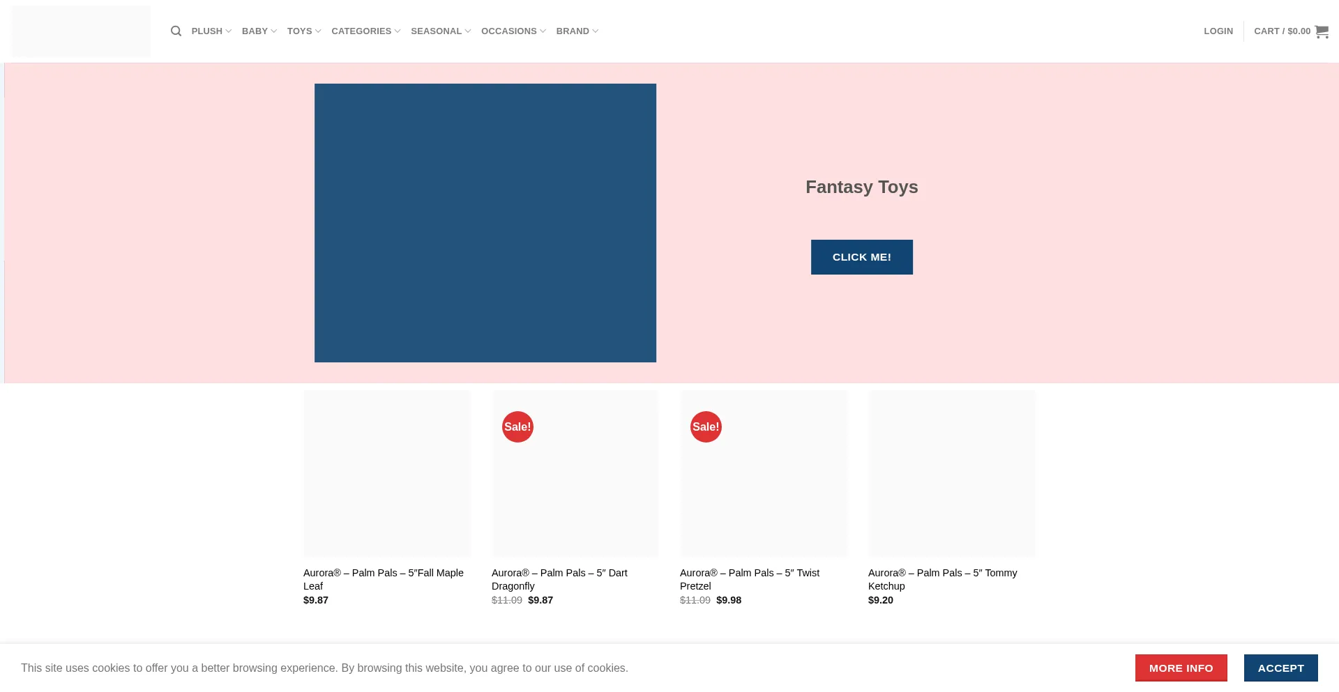 Auroracuddlytoys.com Screenshot