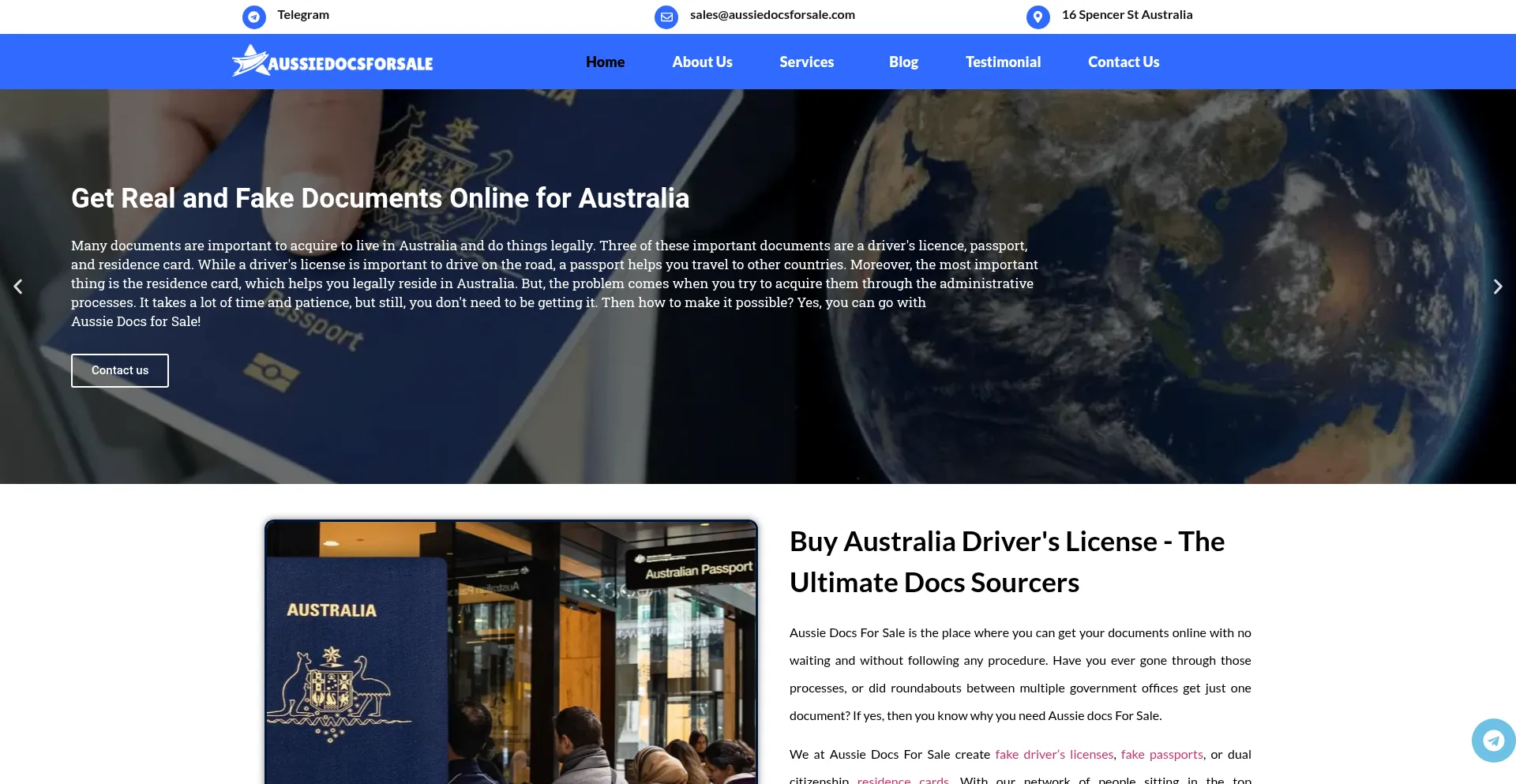Aussiedocsforsale.com Screenshot
