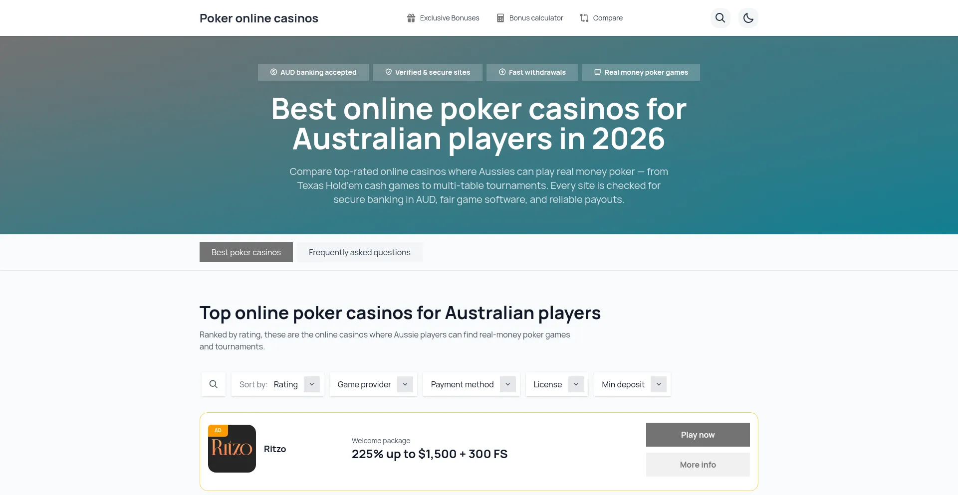 Aussiepokerclub.org