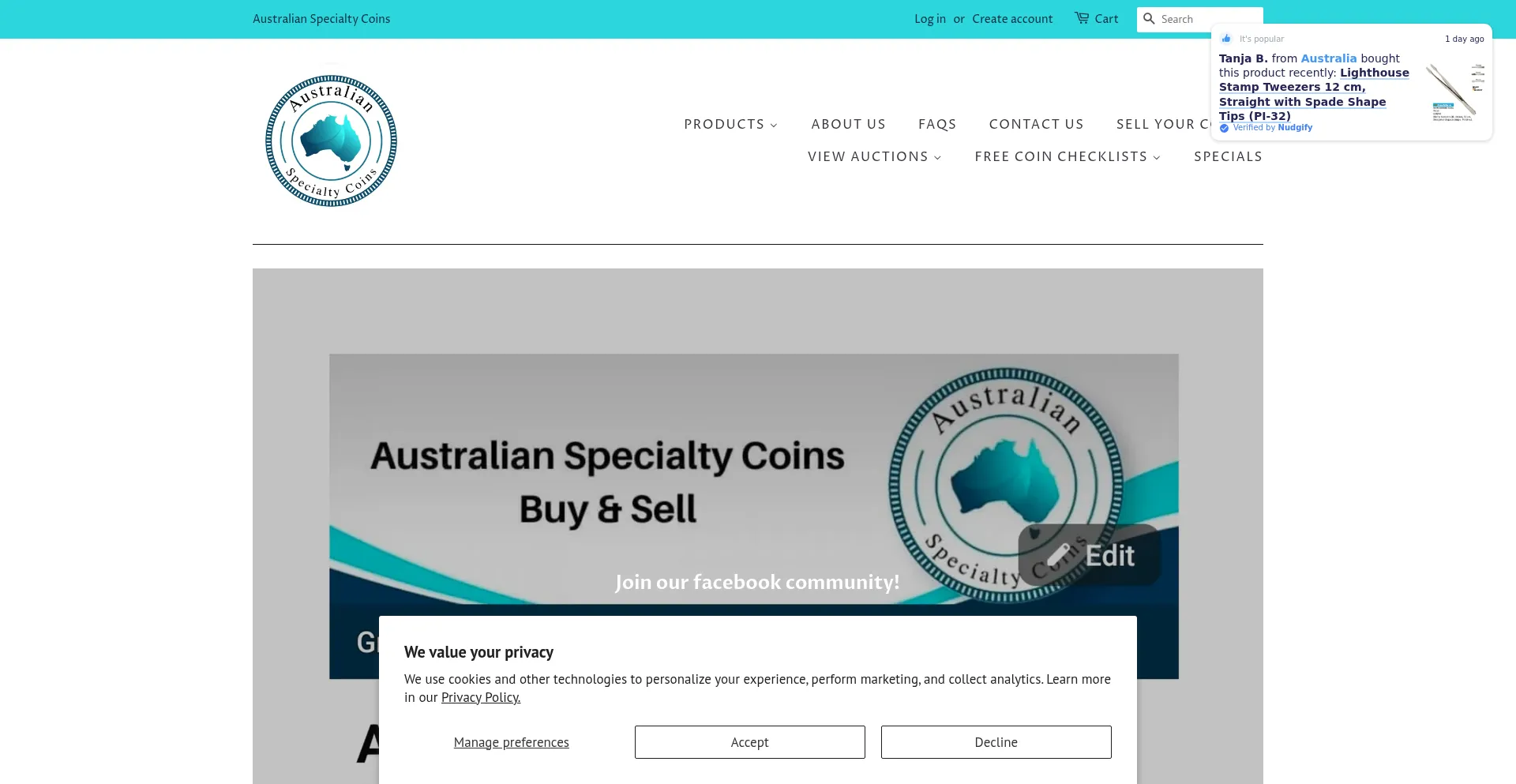Australianspecialtycoins.com