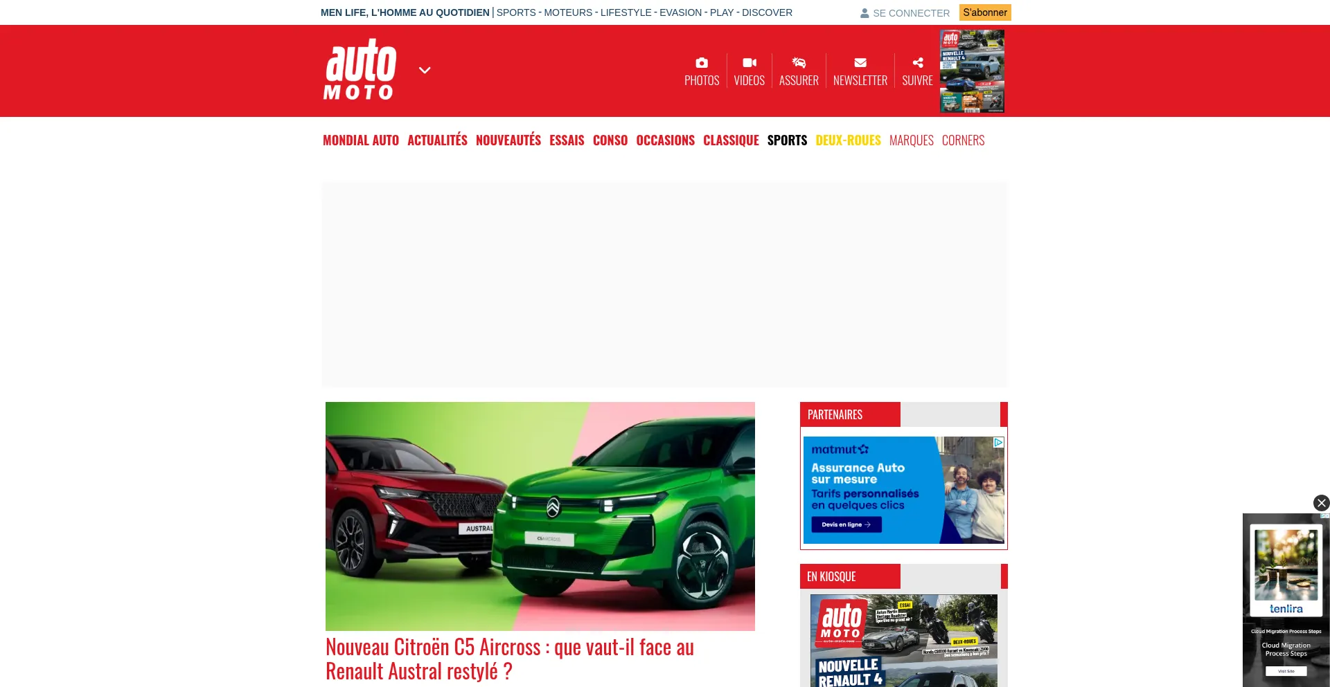 Website screenshot of Auto-moto.com