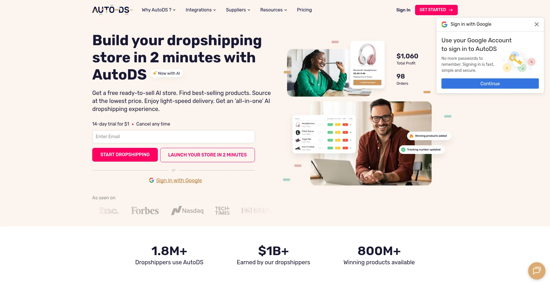 Autods.com Screenshot
