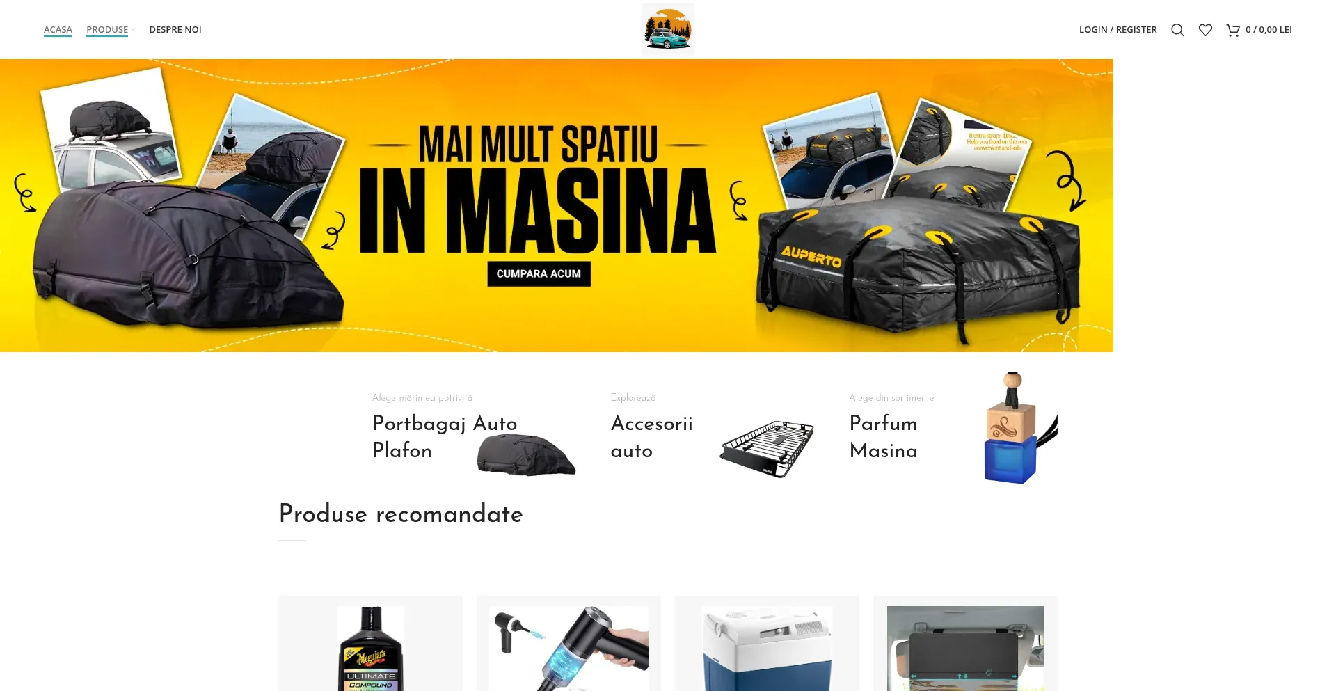 Website screenshot of Autogrande.ro
