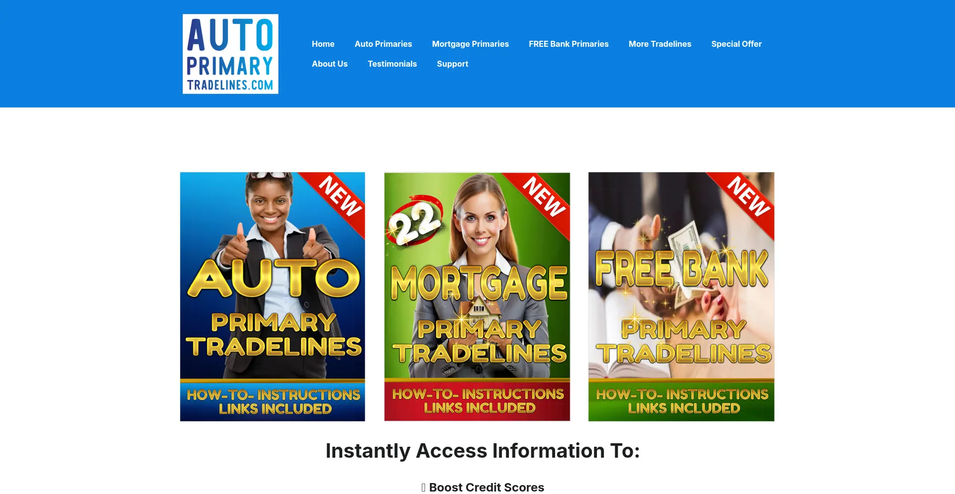 Autoprimarytradelines.com