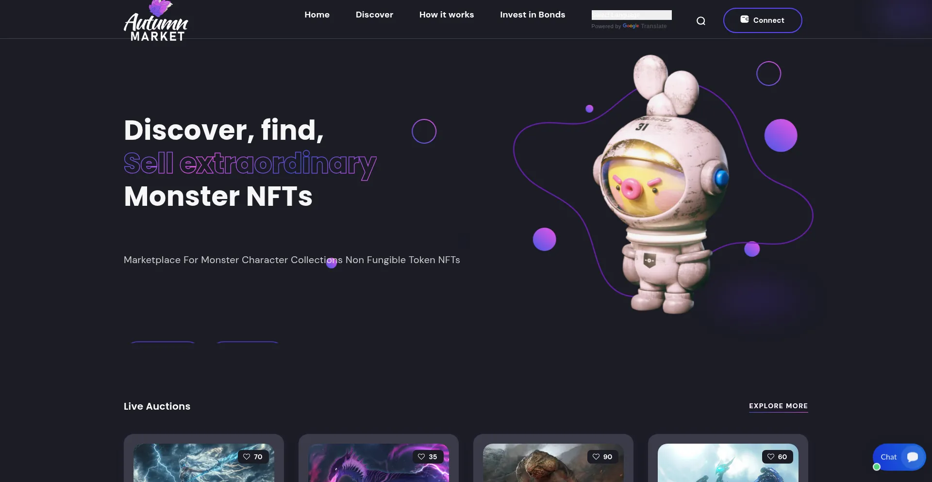 Website screenshot of Autumnmarket.co