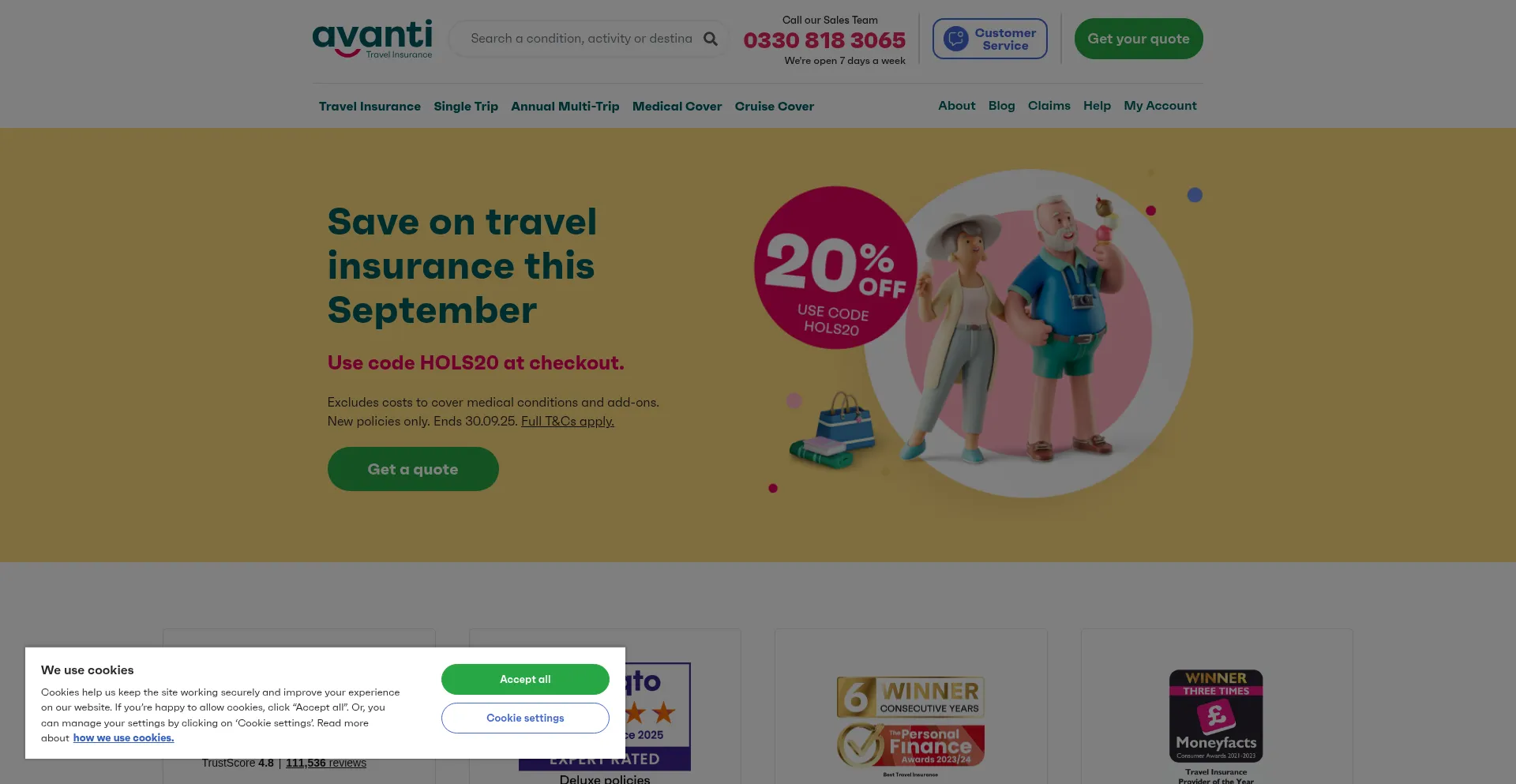 Avantitravelinsurance.co.uk 安全可靠吗？