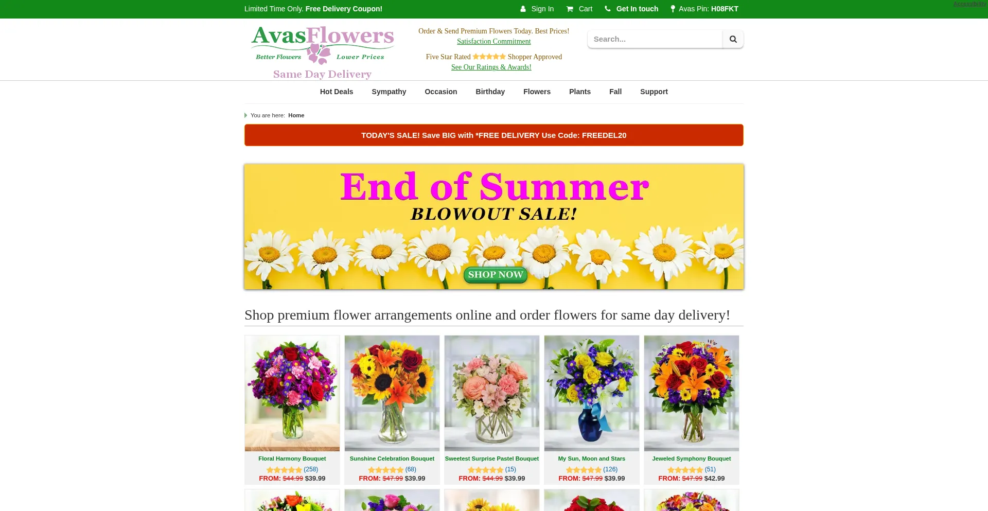 Avasflowers.net 安全可靠吗？