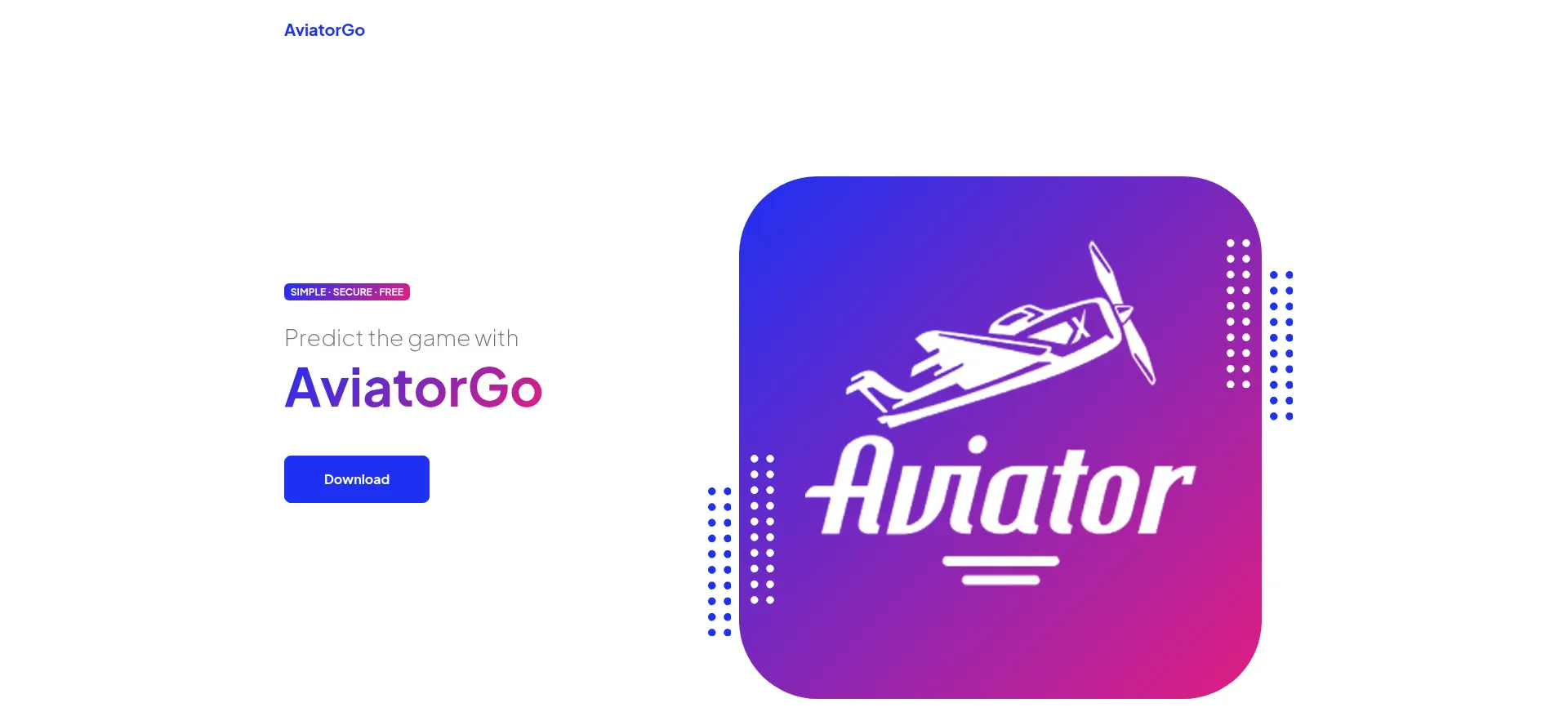 Website screenshot of Aviatorgo.net