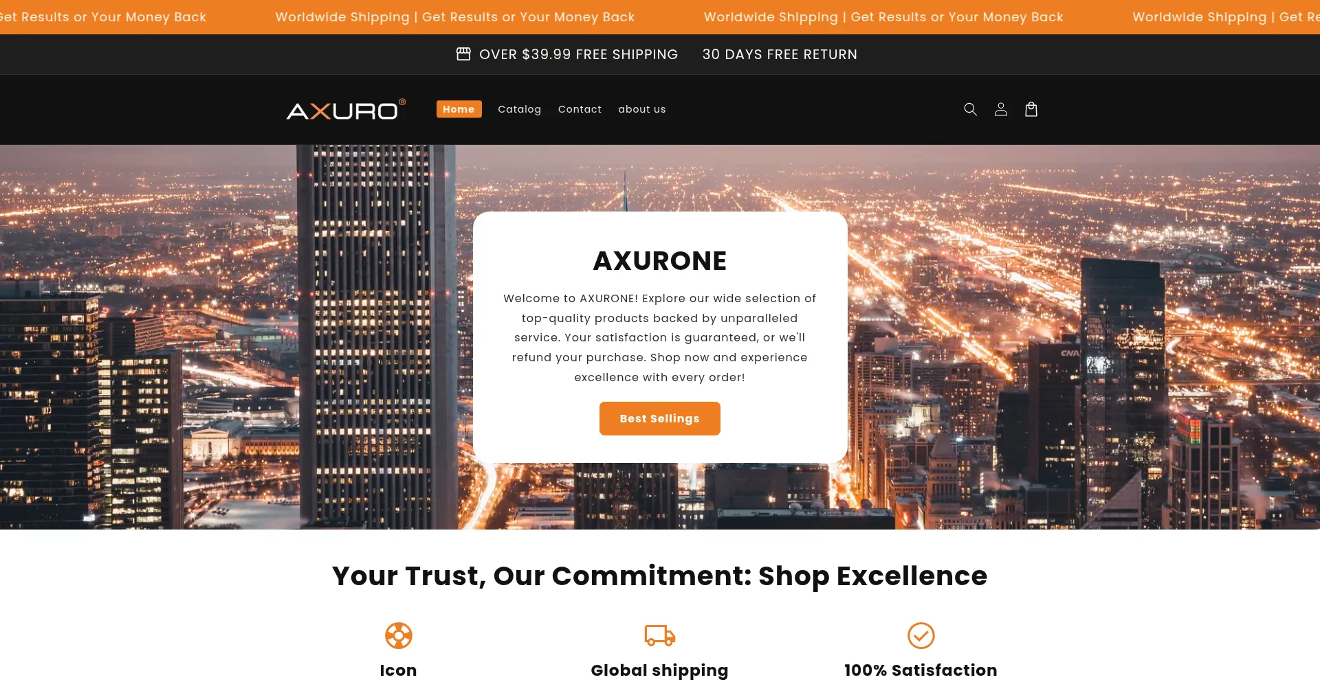 Axurone.com Screenshot