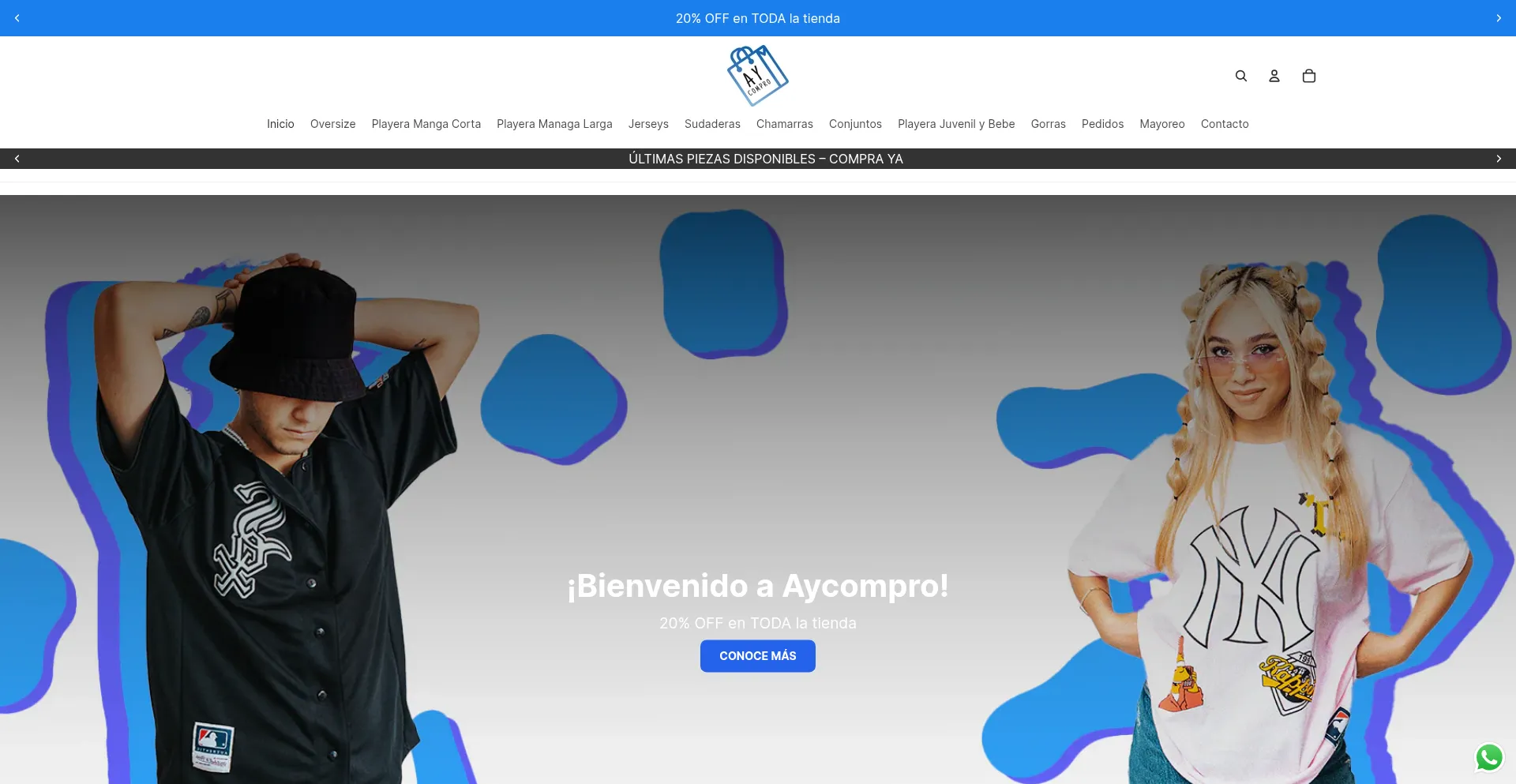 Website screenshot of Aycompro.com