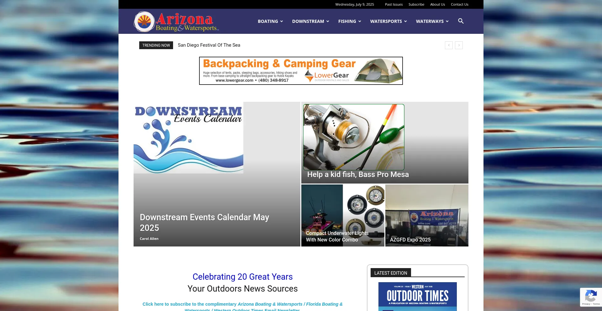 Website screenshot of Azbw.com