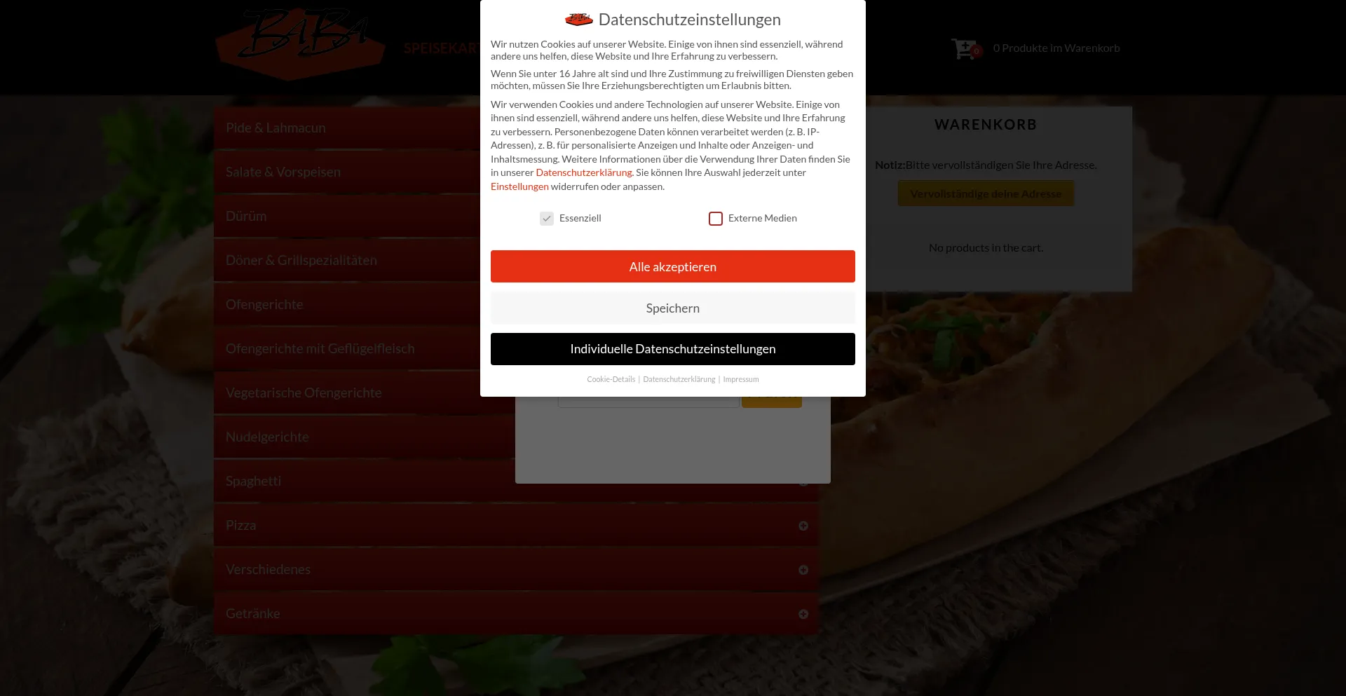 Baba-alfeld.de Screenshot