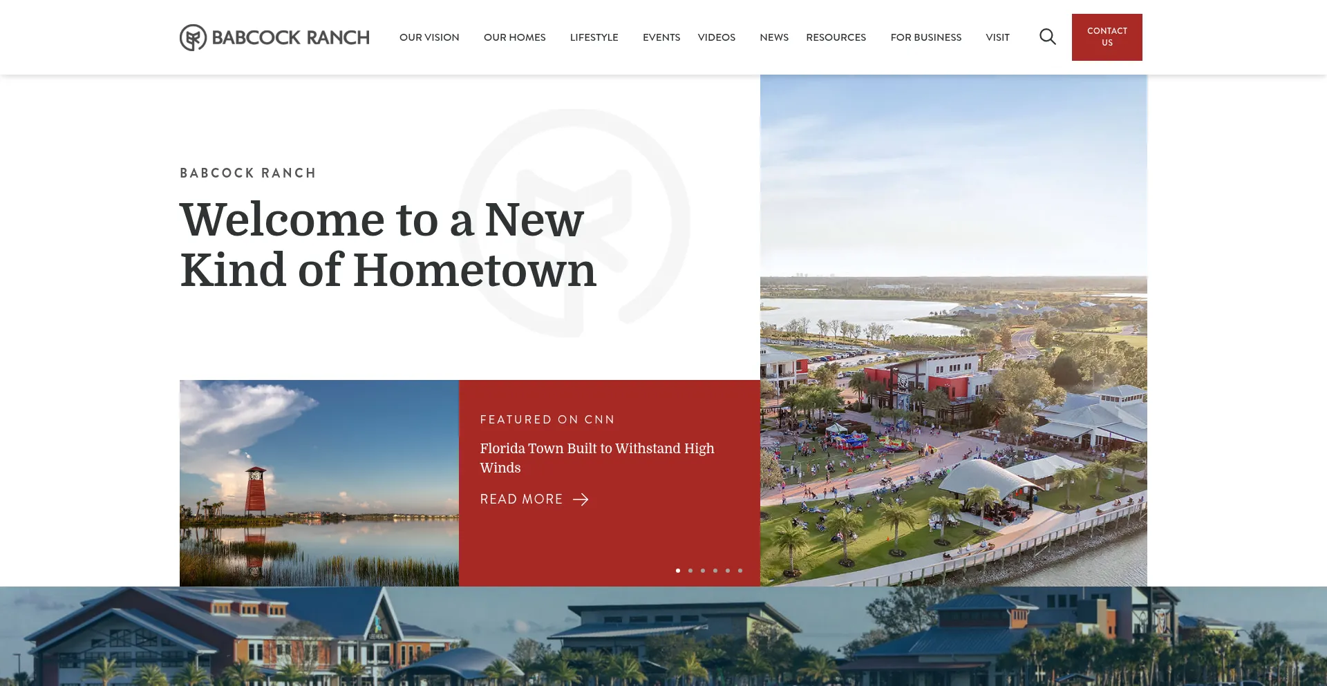 Website screenshot of Babcockranch.com