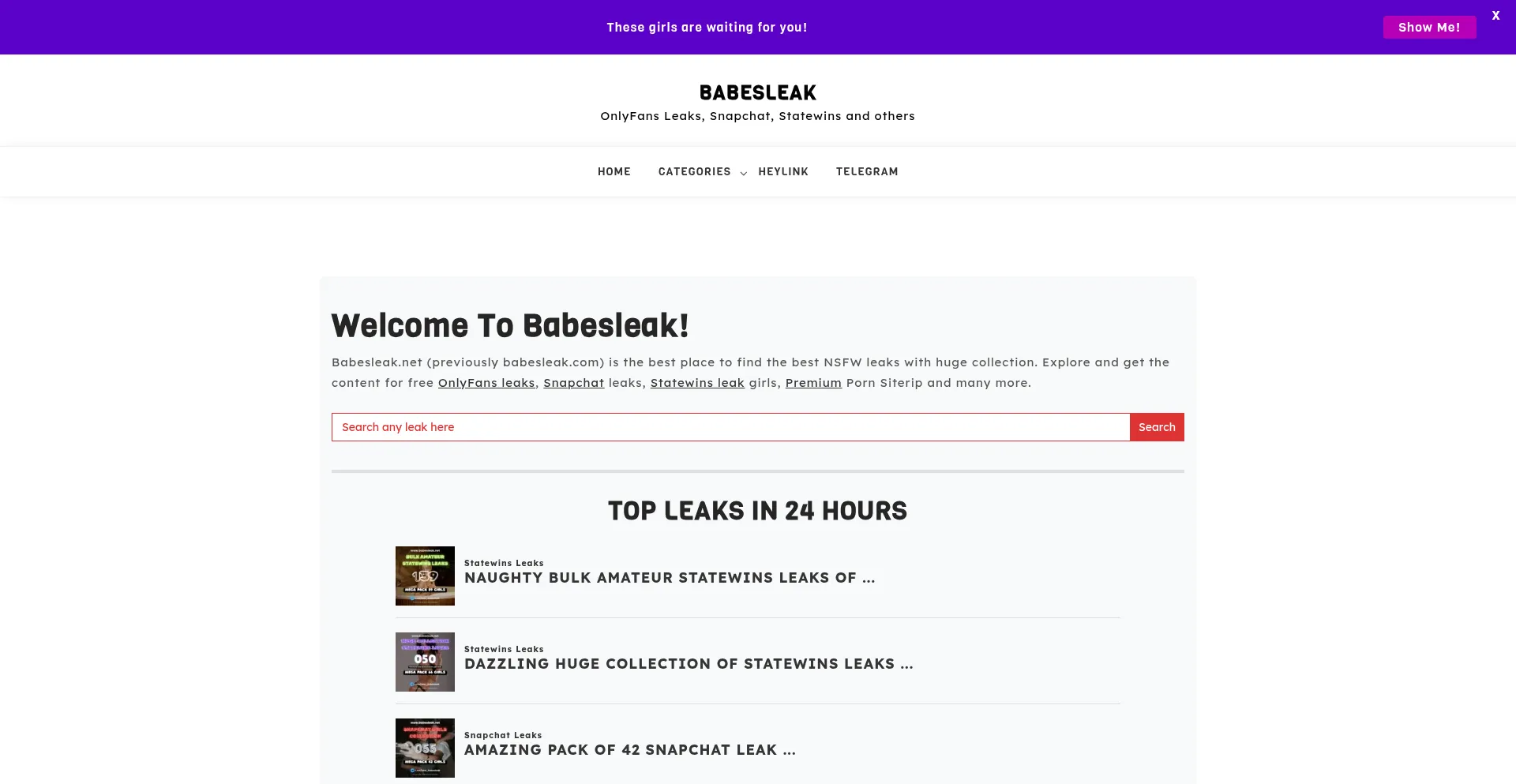 Babesleak.net 安全可靠吗？