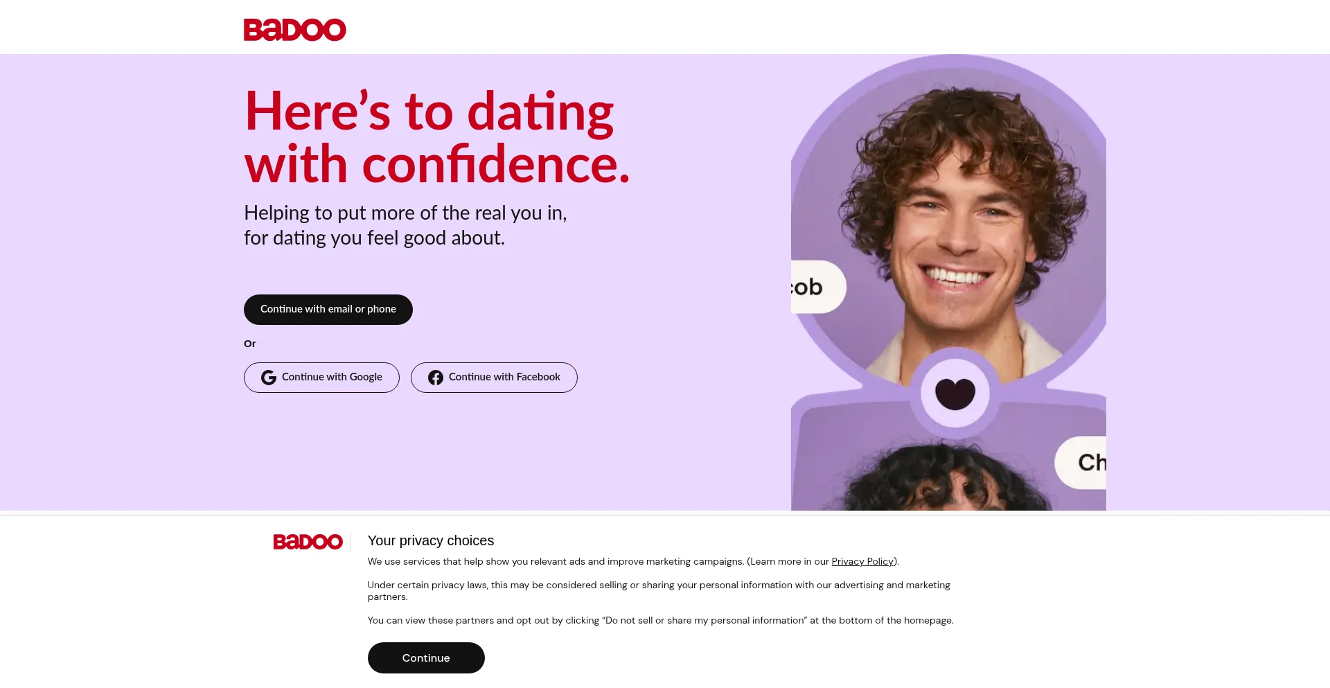 Badoo.com Screenshot