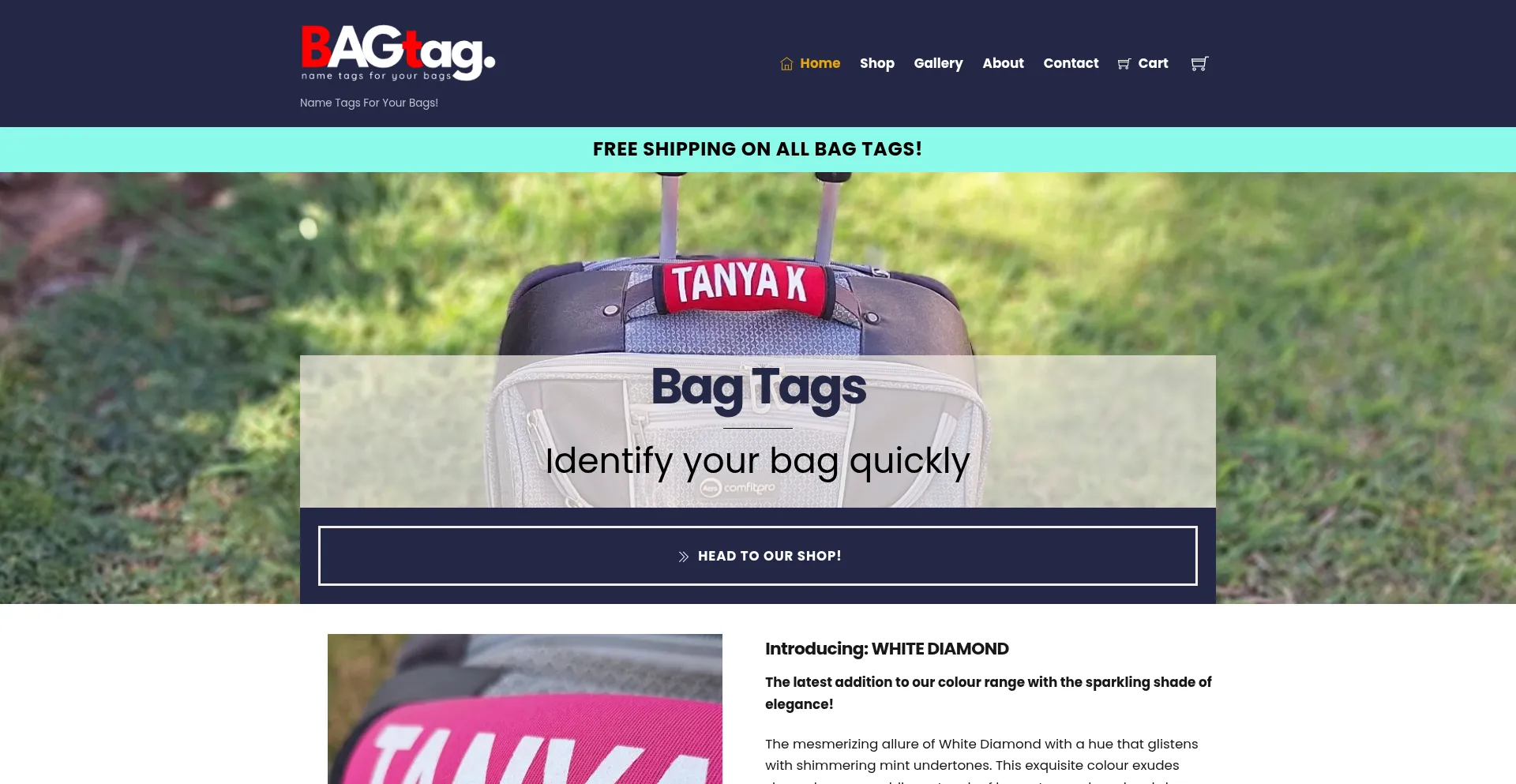Bagtag.com.au Screenshot