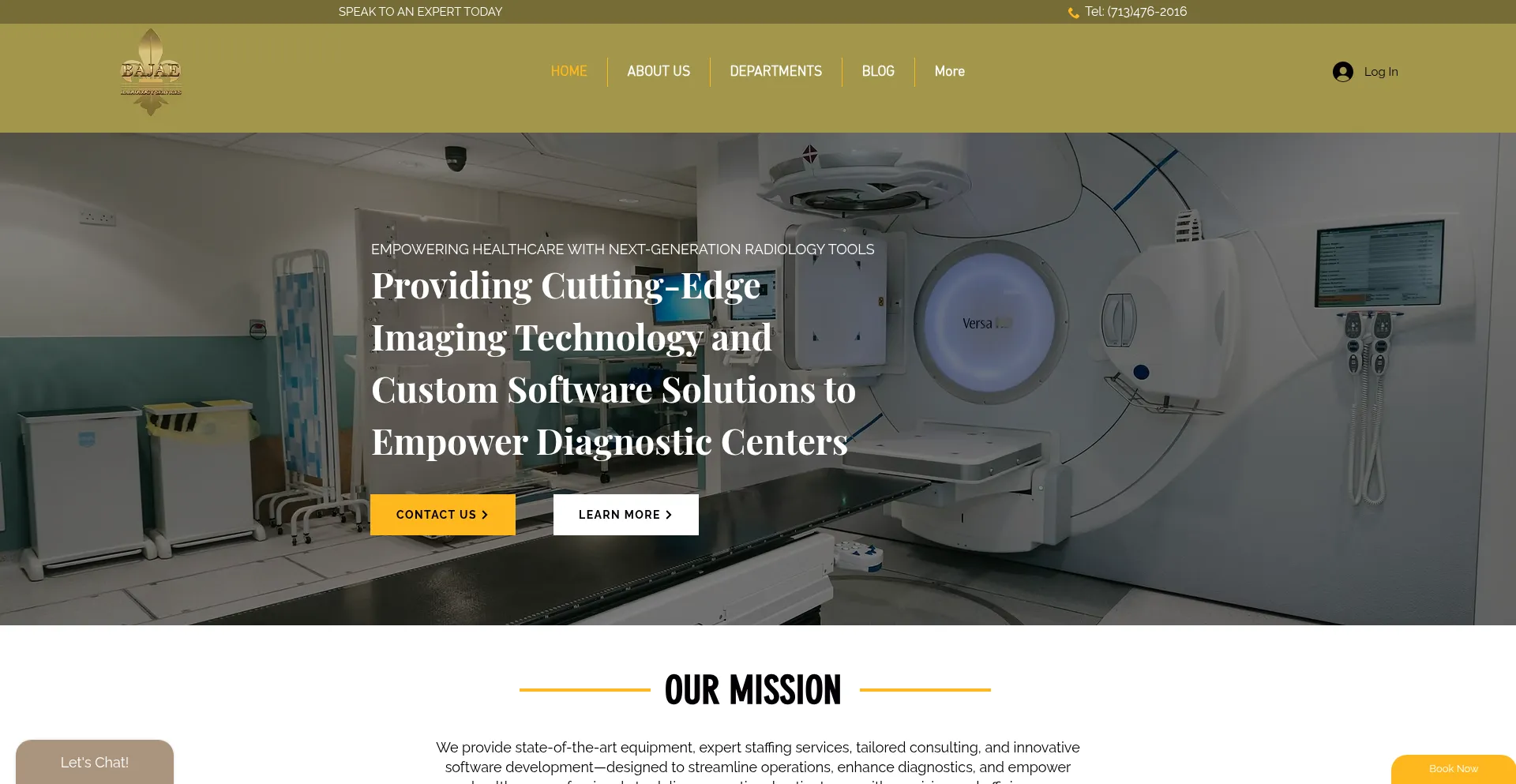 Bajaeradiology.com Screenshot