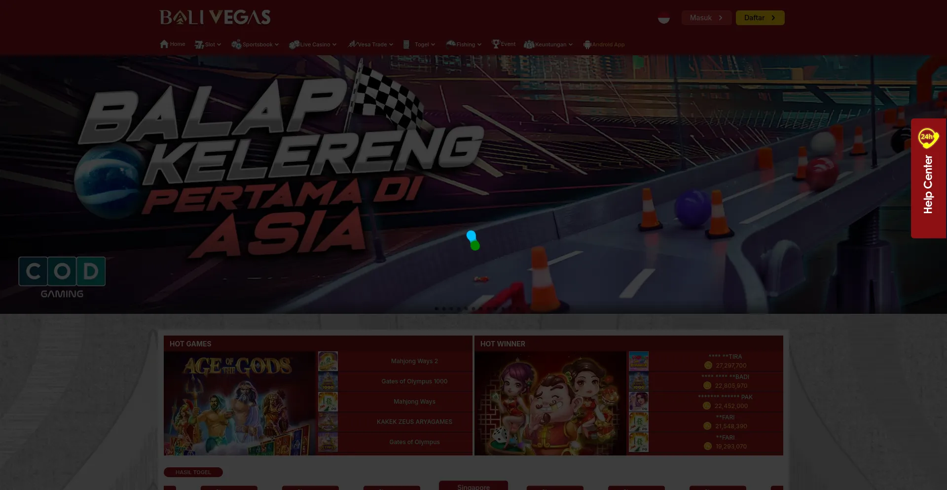 Balivegasbaru.online