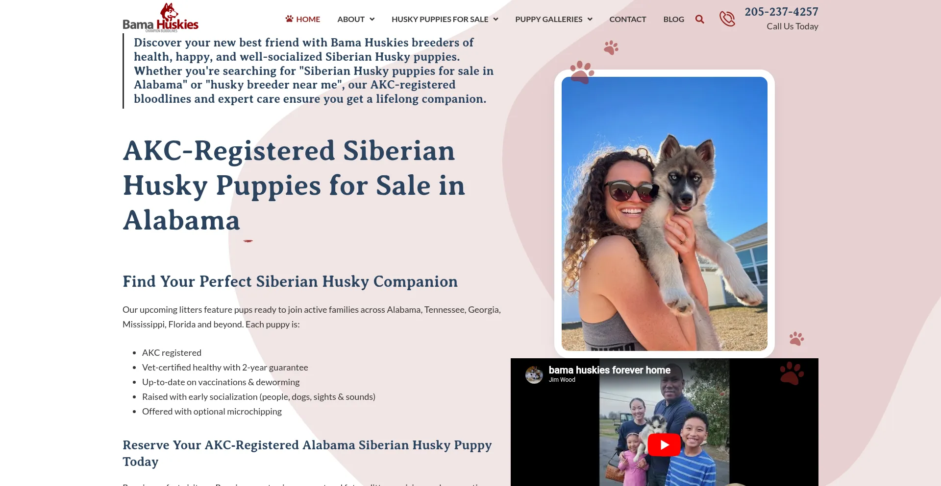 Bamahuskies.com
