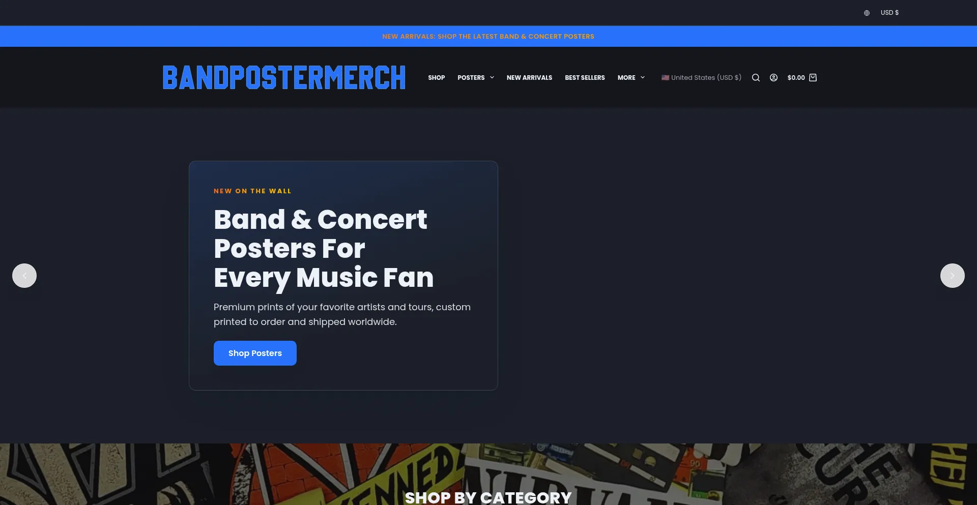 Bandpostermerch.com