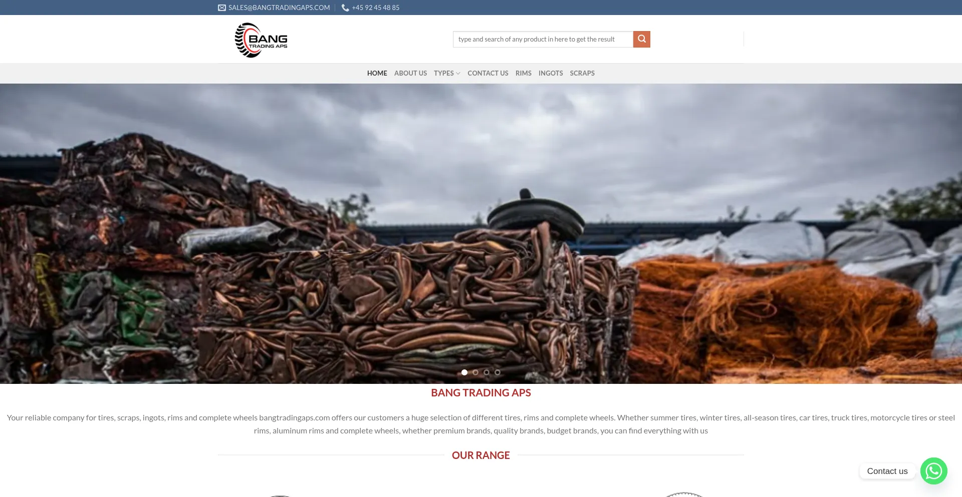 Website screenshot of Bangtradingaps.com