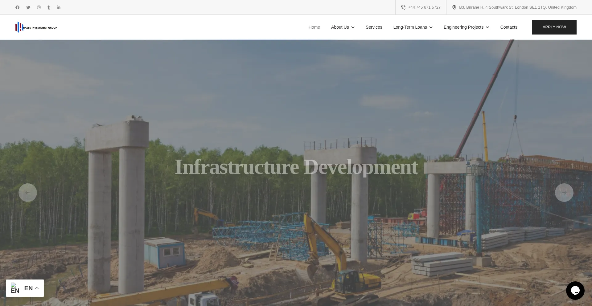 Website screenshot of Basedinvestmentgroup.com