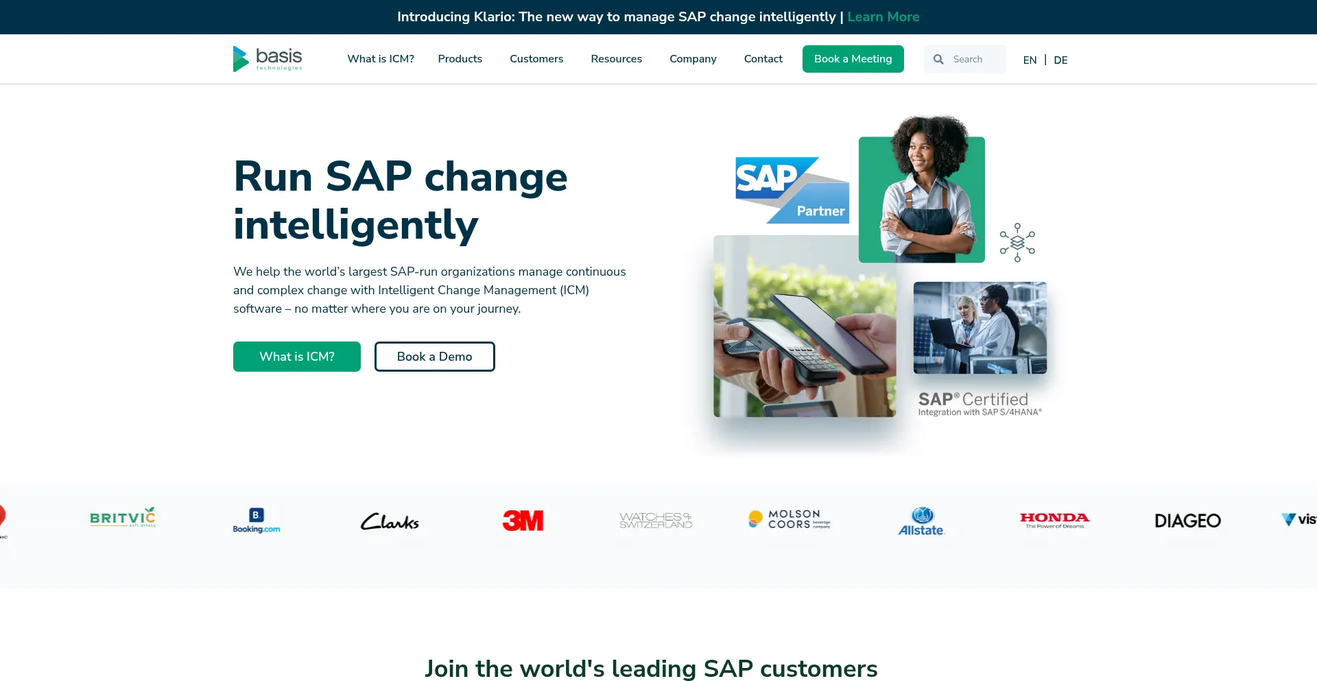 Website screenshot of Basistechnologies.com