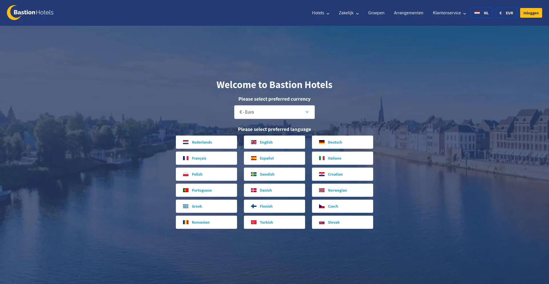 Bastionhotels.com Screenshot