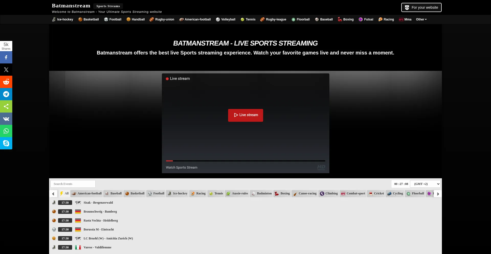 Batmanstream.watch Screenshot