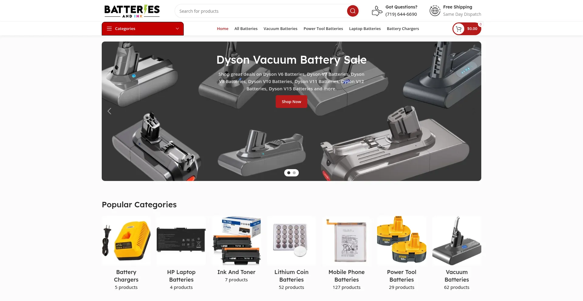 Batteriesandink.com 安全可靠吗？