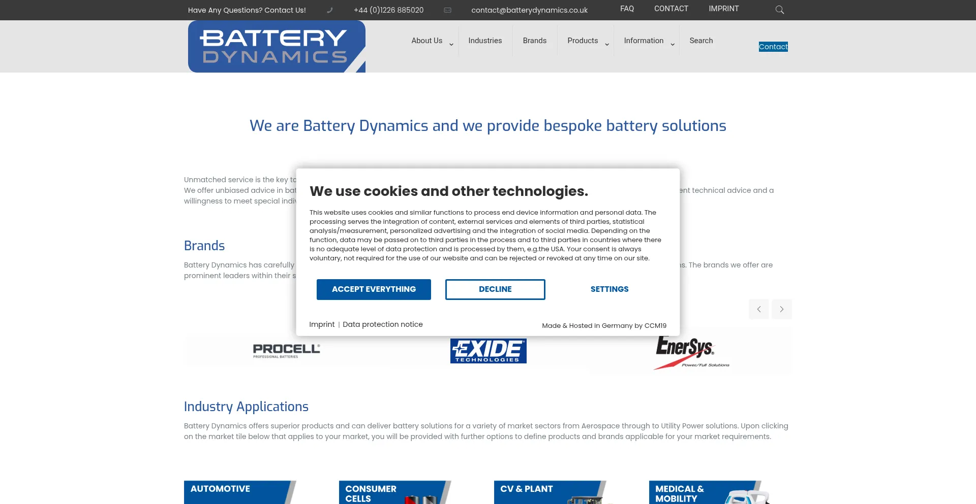 Batterydynamics.co.uk