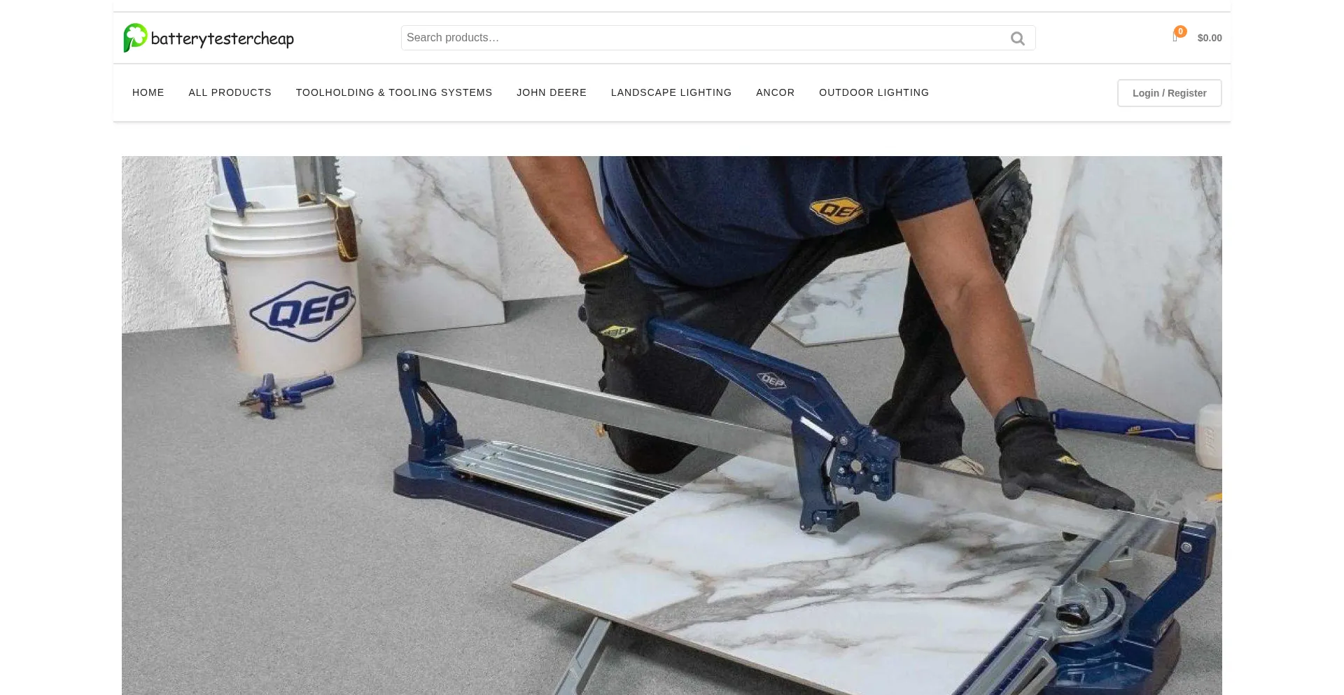 Website screenshot of Batterytestercheap.com
