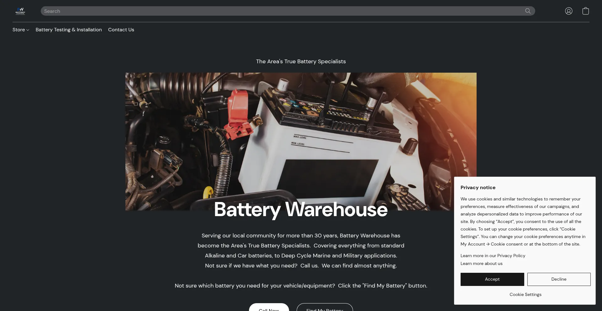 Batterywarehouseva.com