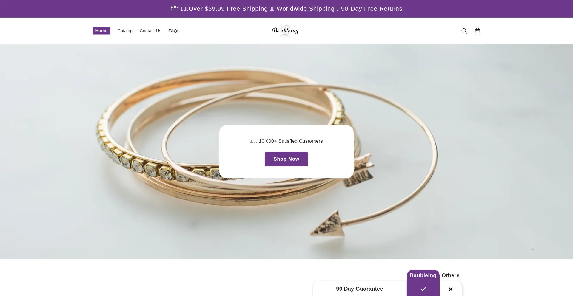 Baubleing.com 安全可靠吗？
