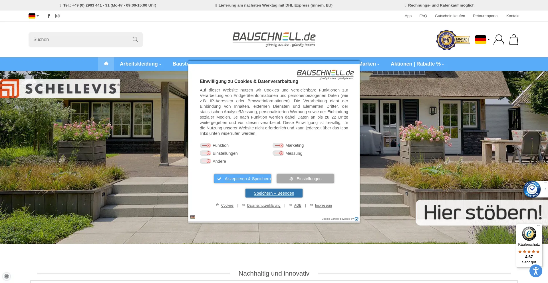 Bauschnell.de 安全可靠吗？