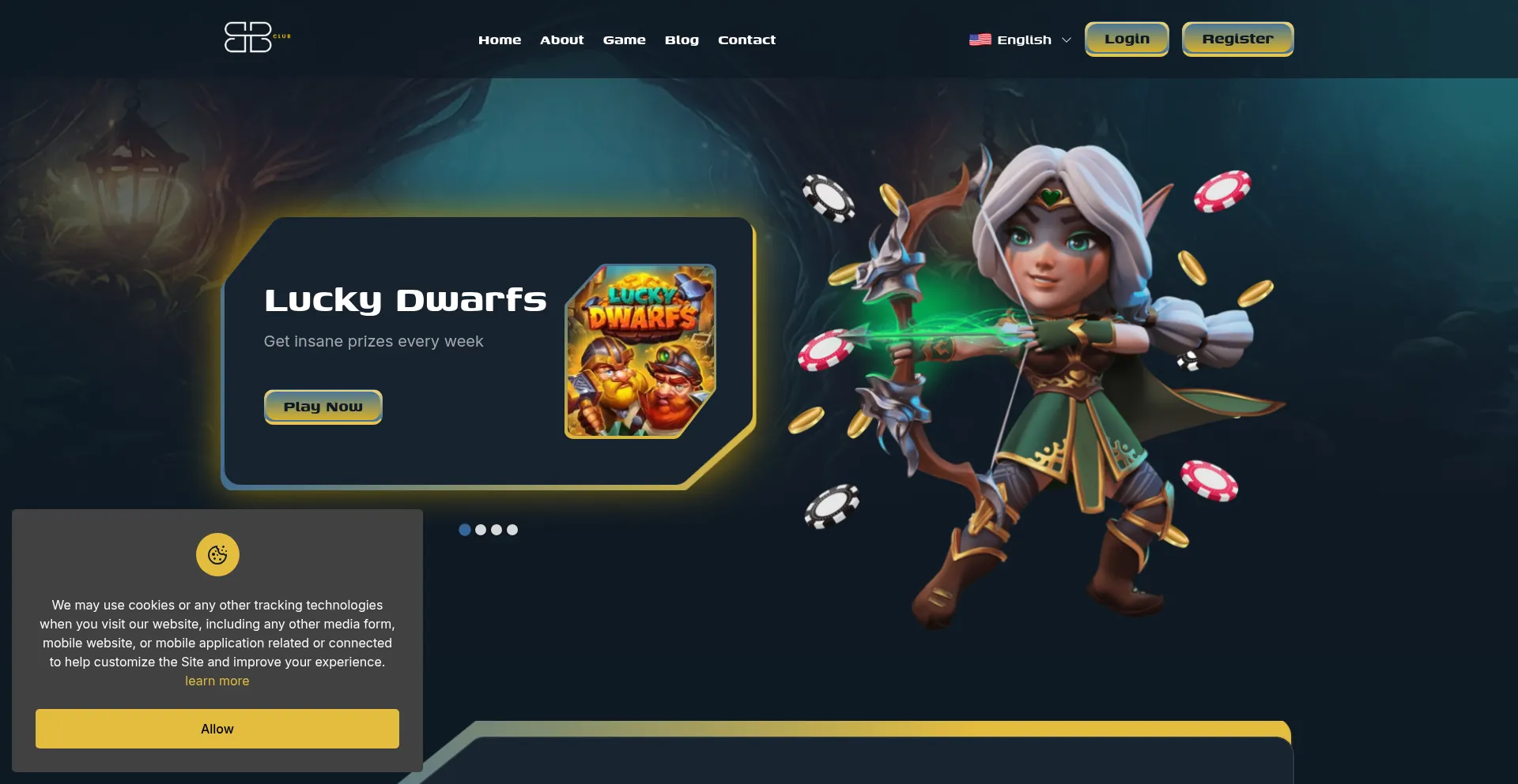 Website screenshot of Bbclubs.in