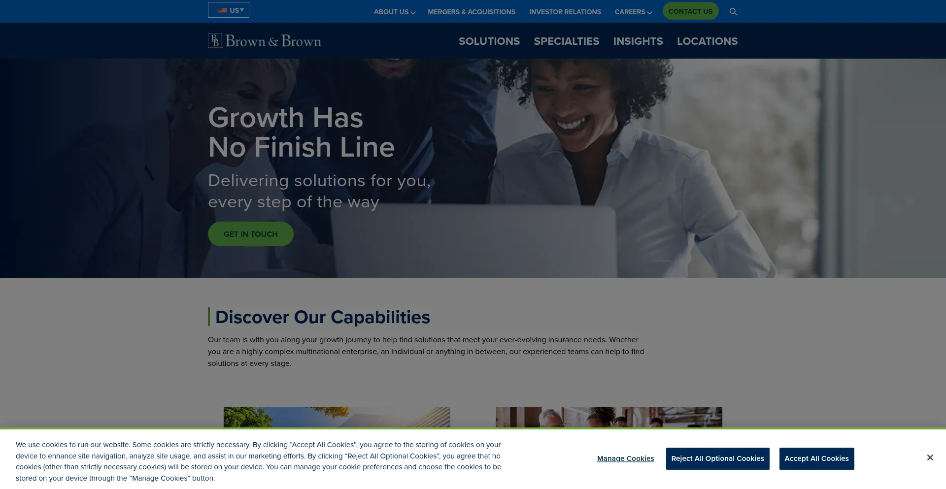 Website screenshot of Bbinsurance.com