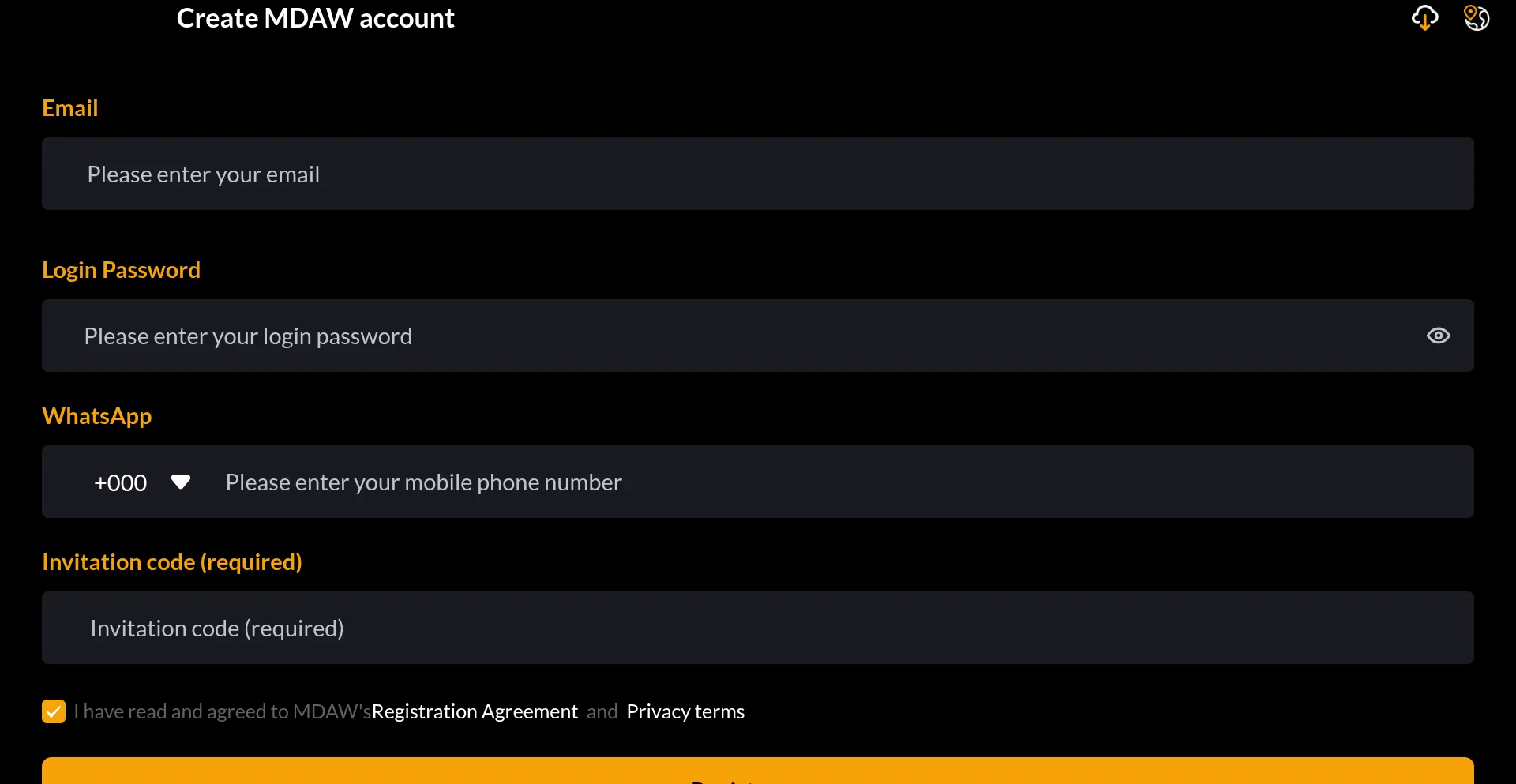 Website screenshot of Bbmhappy.com