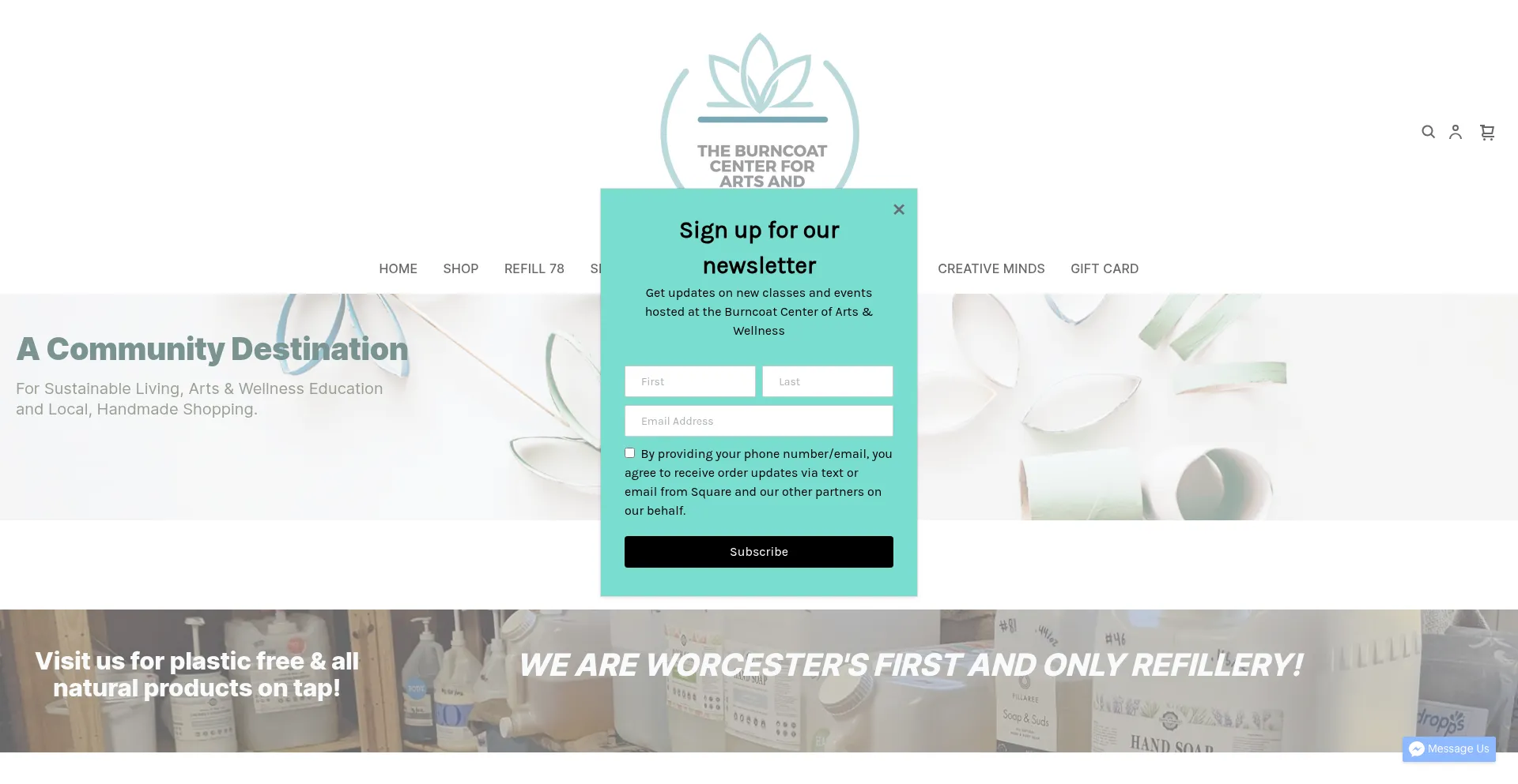 Website screenshot of Bcawworcester.com