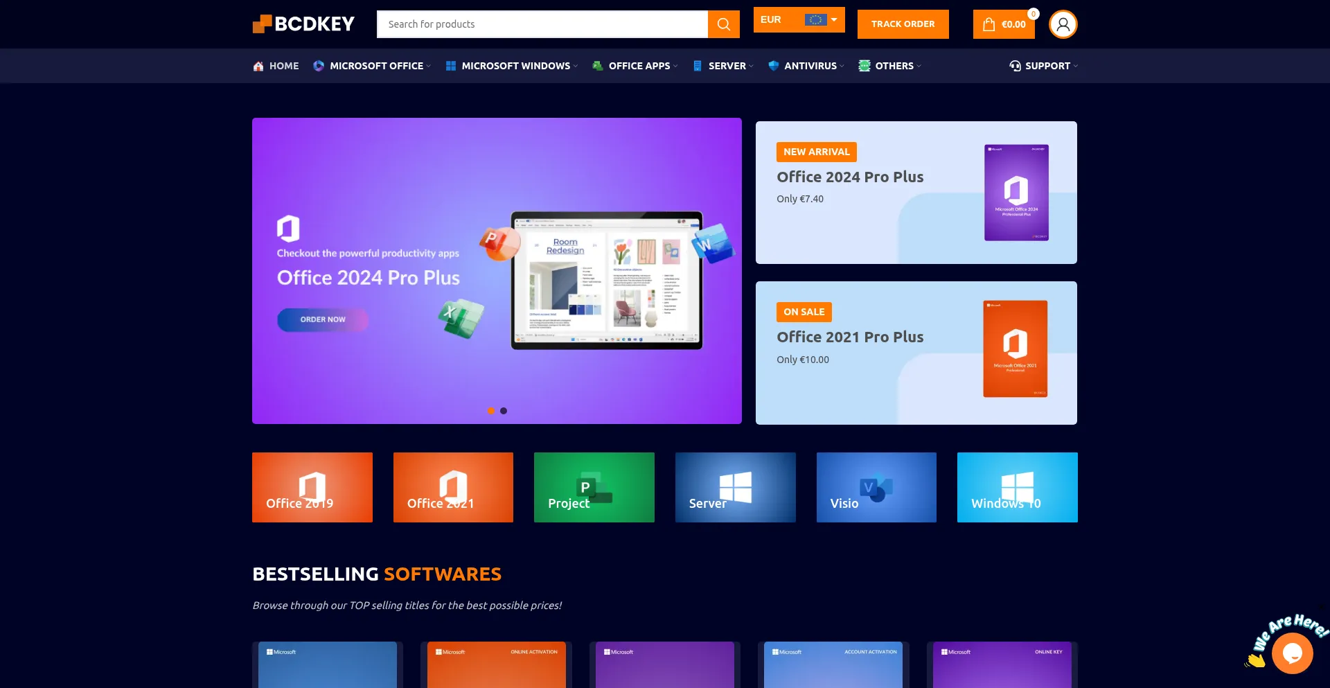 Website screenshot of Bcdkey.net