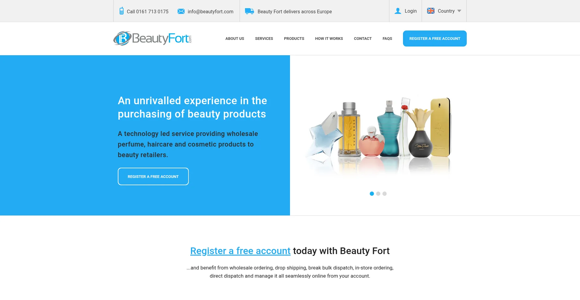 Website screenshot of Beautyfort.com