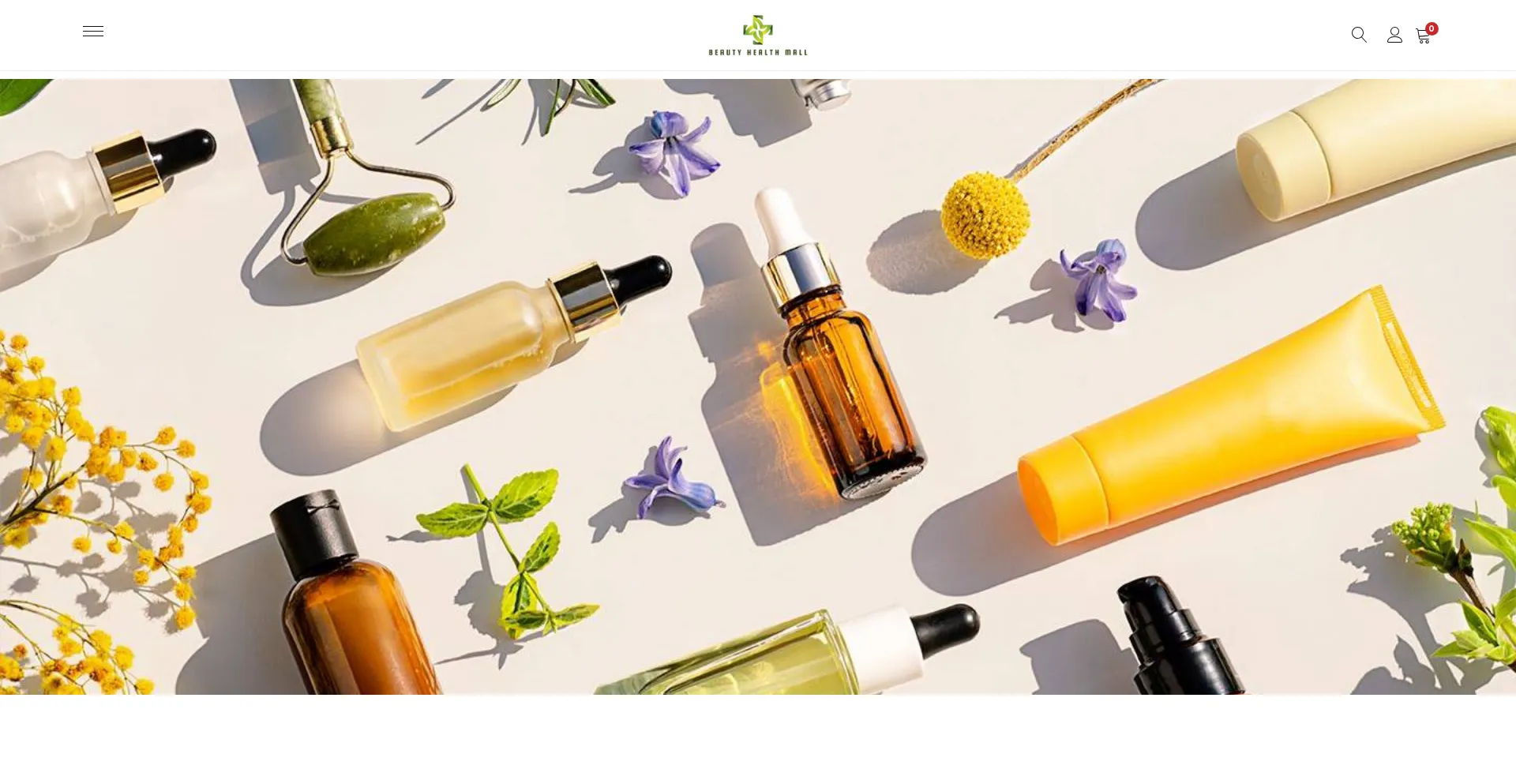 Website screenshot of Beautyhealthmall.com