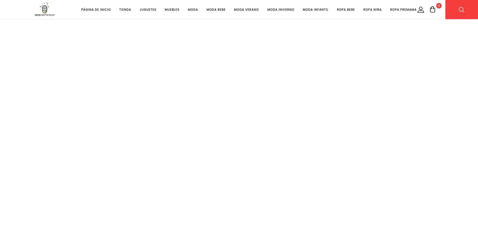 Website screenshot of Bebewithplay.com