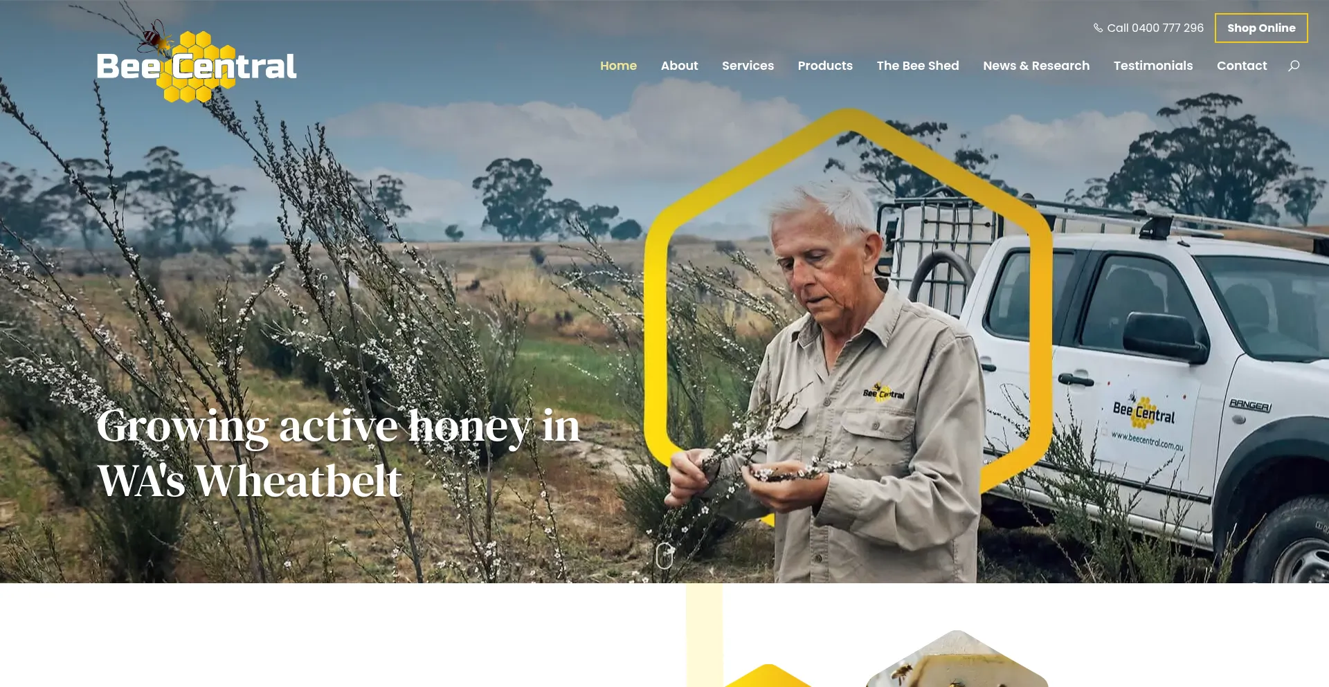 Beecentral.com.au Screenshot