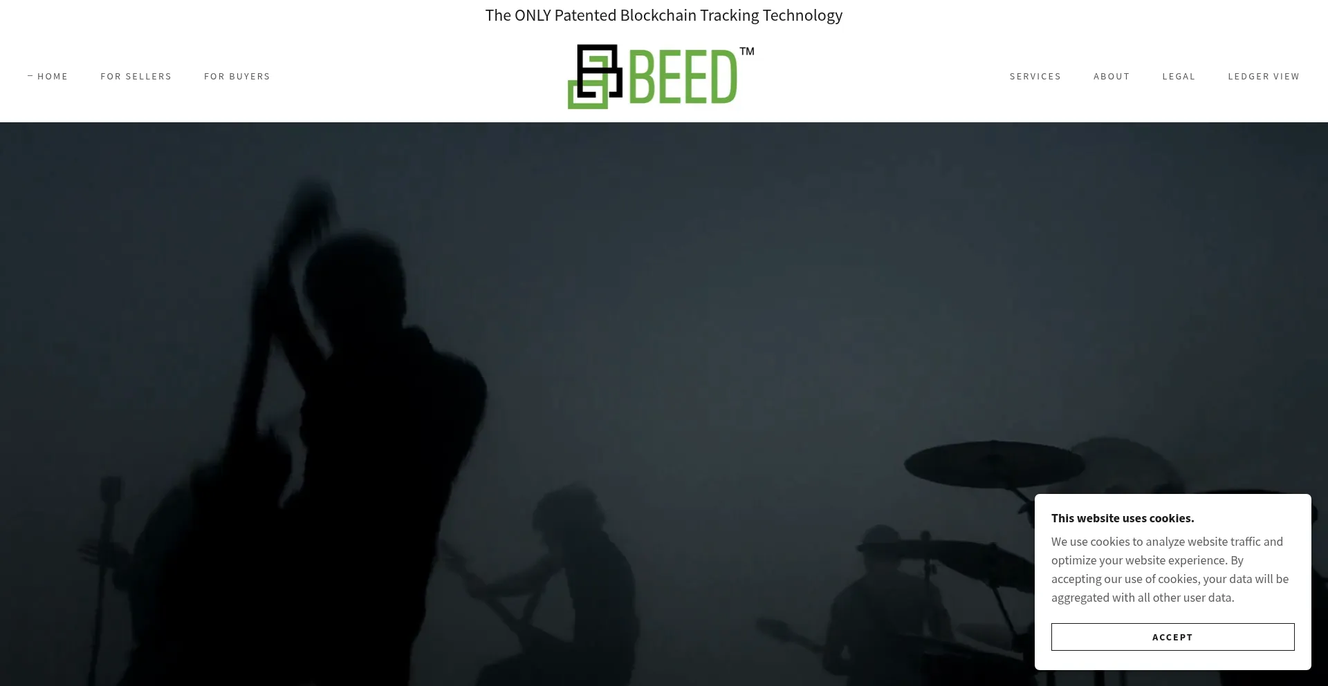 Website screenshot of Beed.io