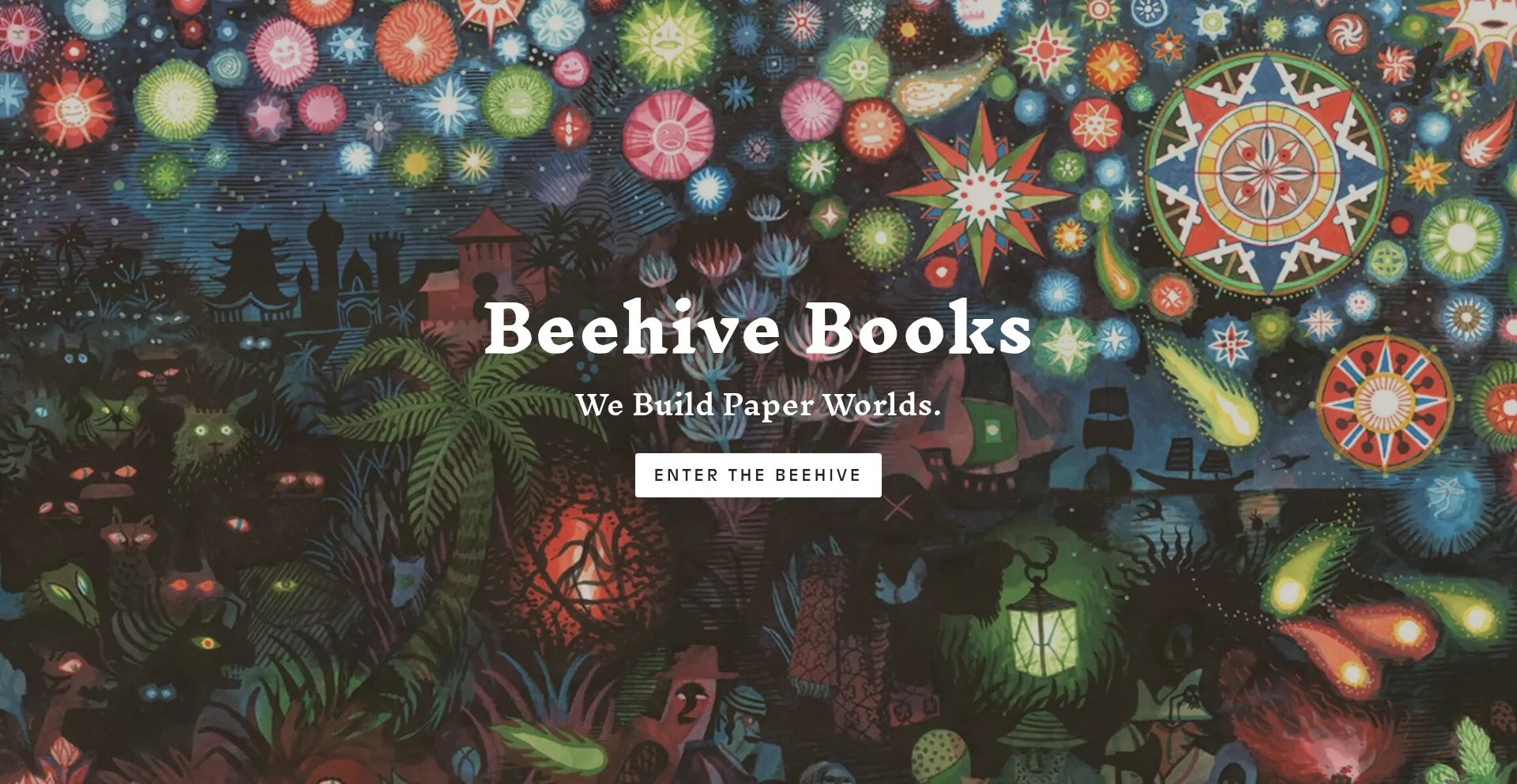 Website screenshot of Beehivebooks.com
