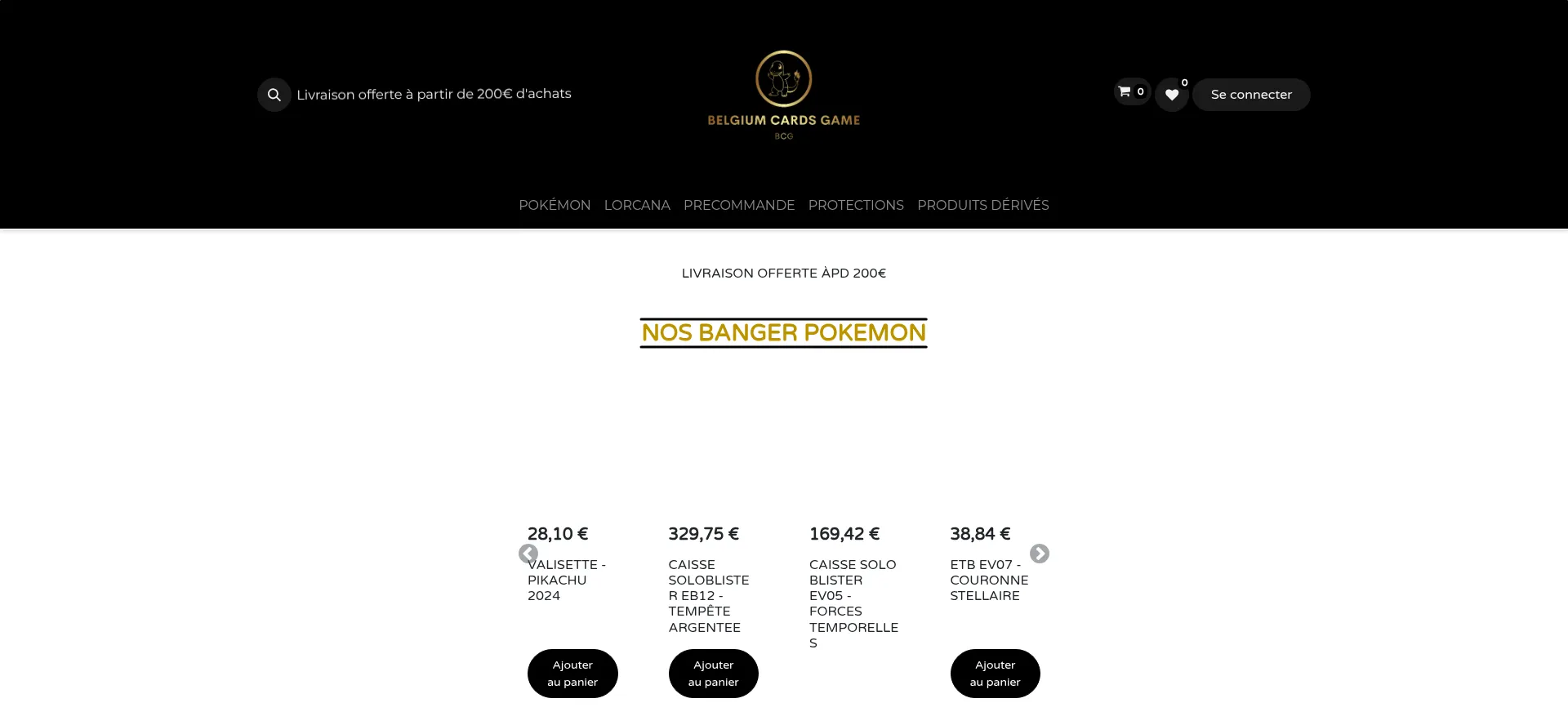 Website screenshot of Belgiumcardsgame.com