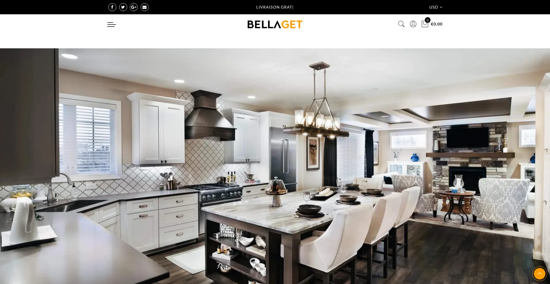 Website screenshot of Bellaget.com