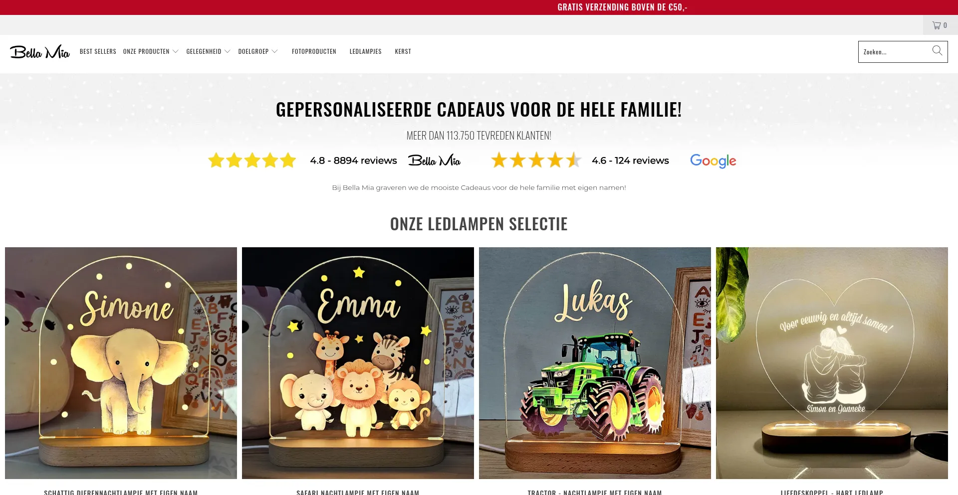 Bellamiaboutique.nl Screenshot